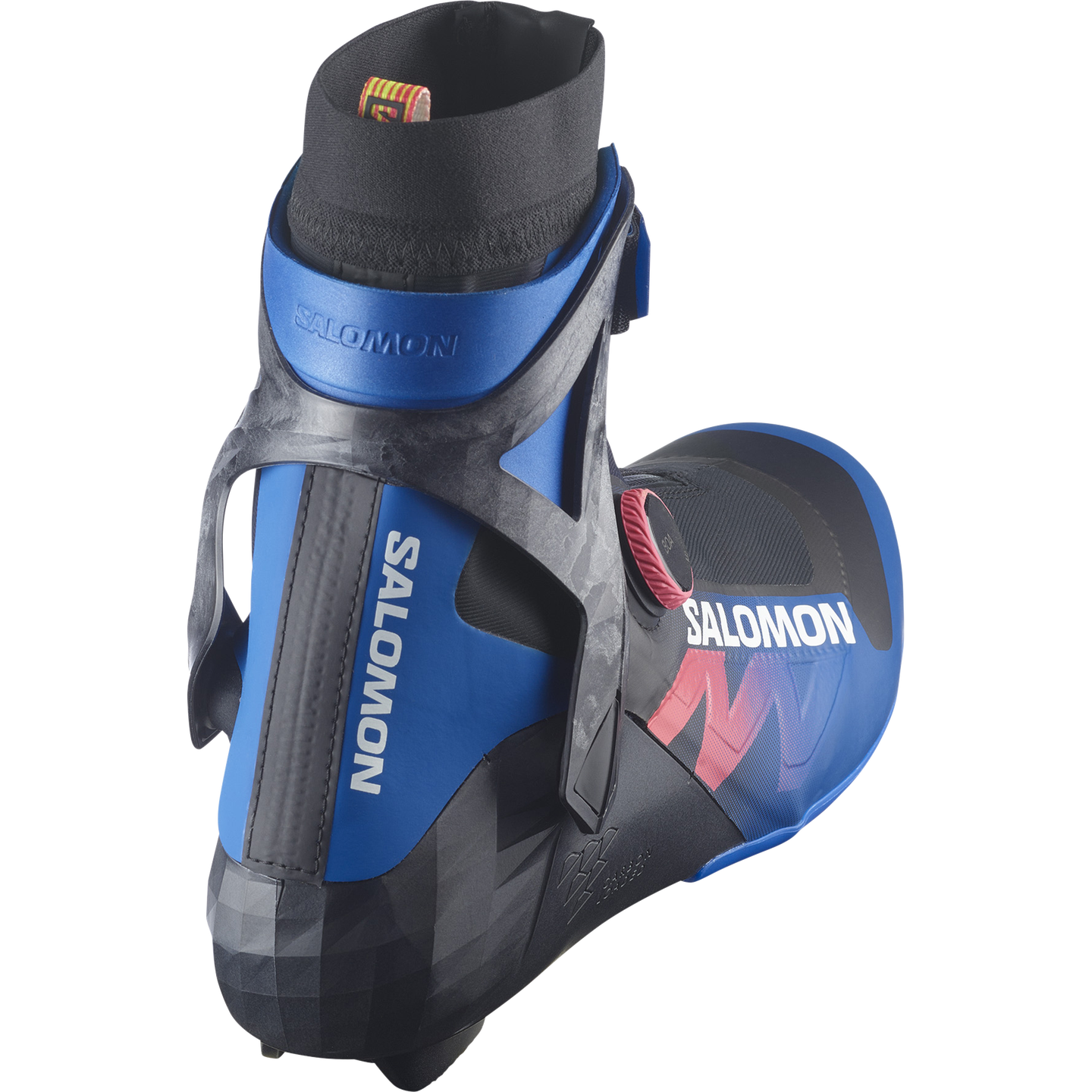 Лыжные ботинки Salomon Equipe Race Skiathlon DP BOA, цвет: Чёрный / Синий — фото 2