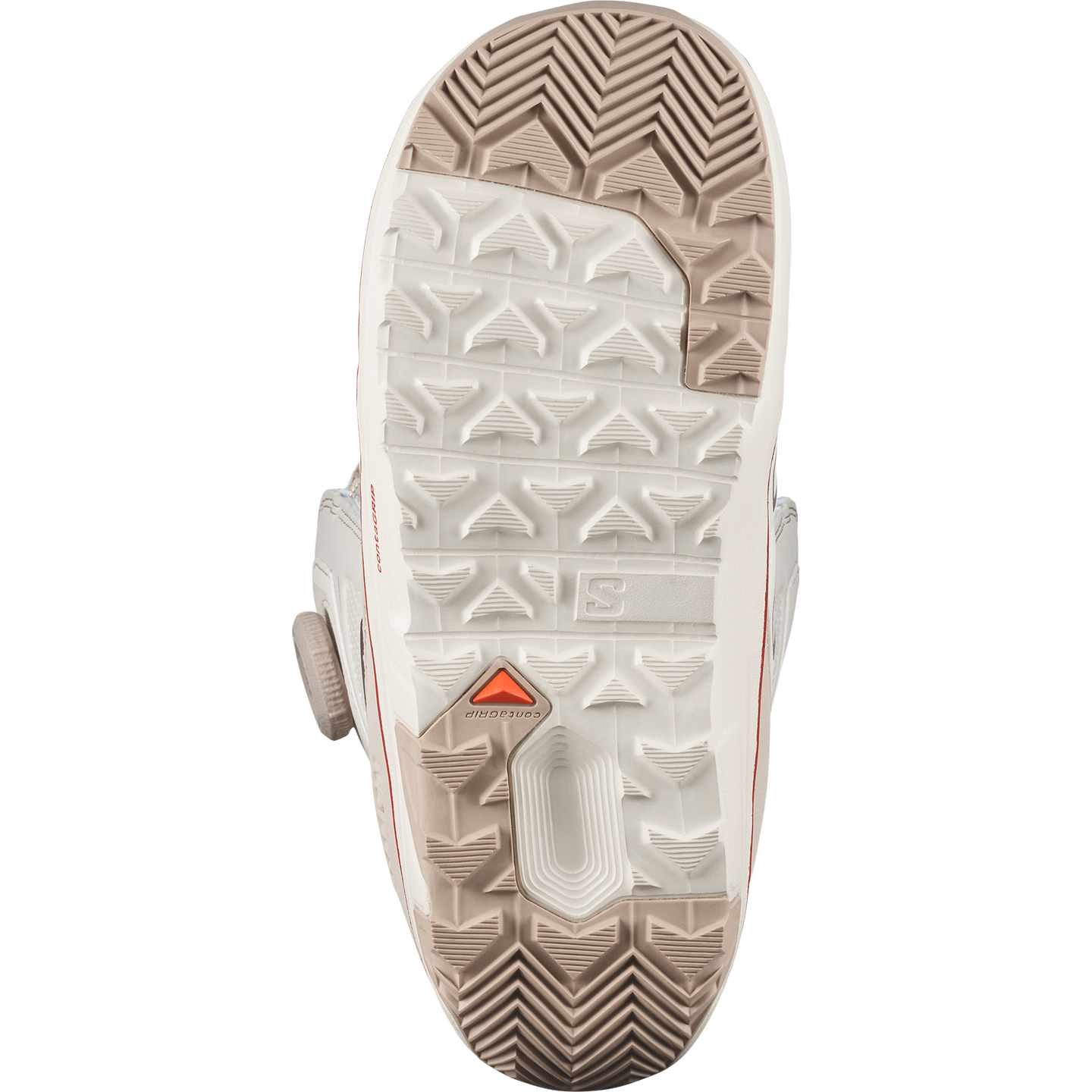 Женские ботинки для сноуборда Salomon Ivy Boa® SJ BOA®, цвет: Миндальное молоко / Белый — фото 3
