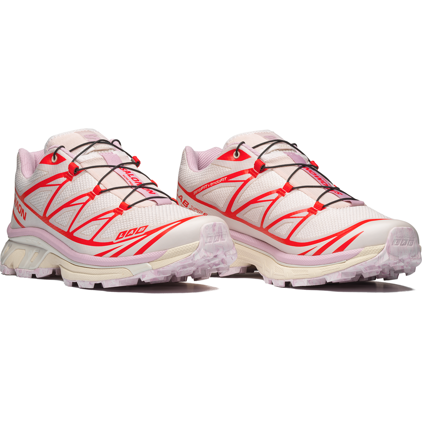 Кроссовки Salomon XT-6 Nostalgia, цвет: Сиреневый пепельный / Розовый — фото 3