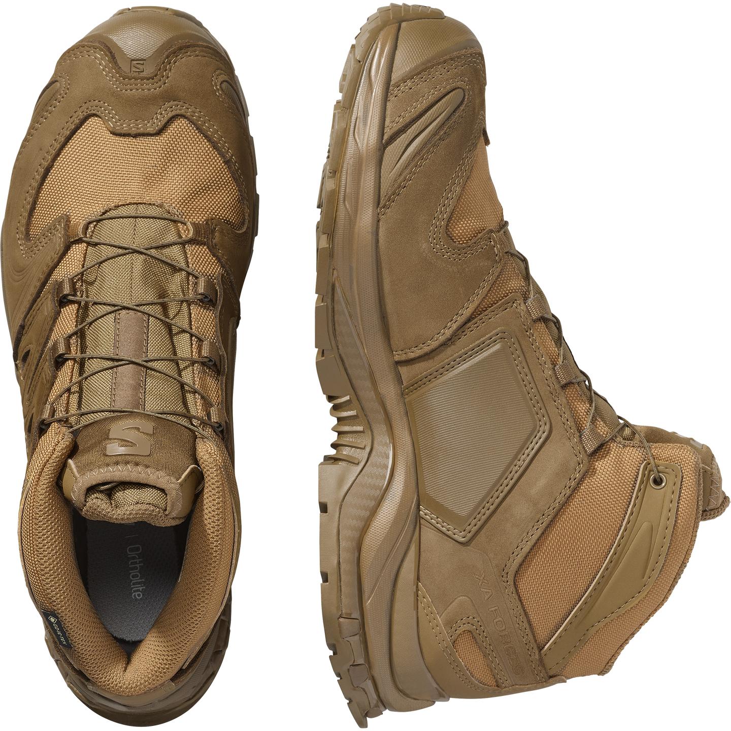 Ботинки Salomon XA Forces Mid Gore-Tex, цвет: Коричневый — фото 2
