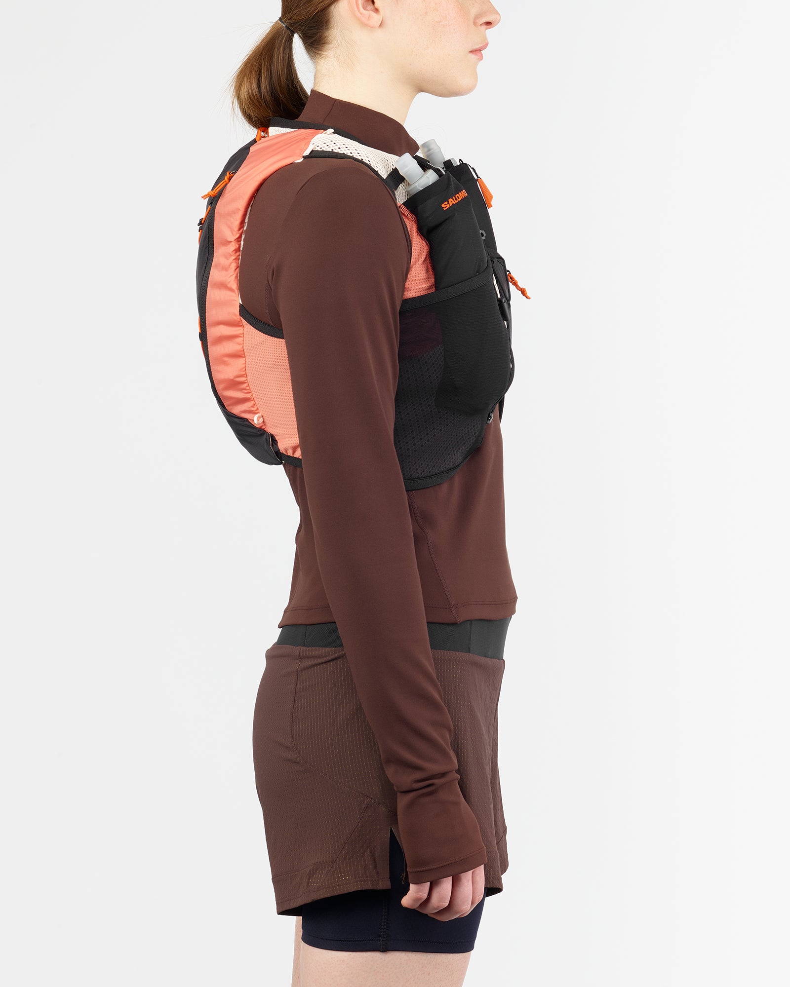 ACTIVE SKIN Women's Running Vest with flasks included Salomon