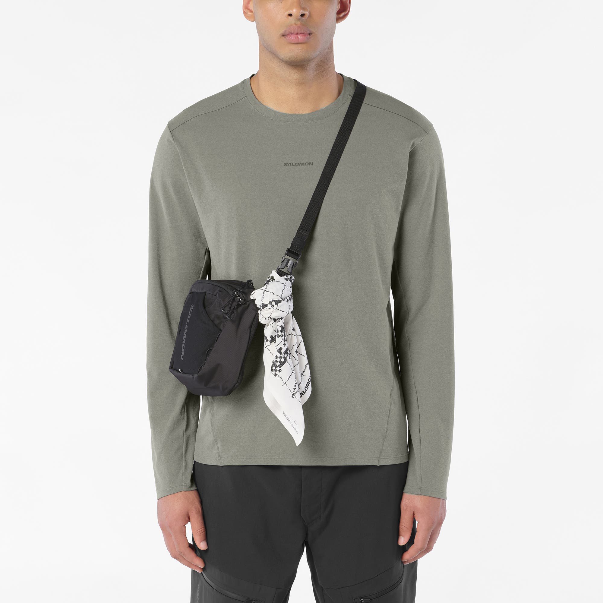 Main product image of TRACKLINE - Langærmet t-shirt til mænd
