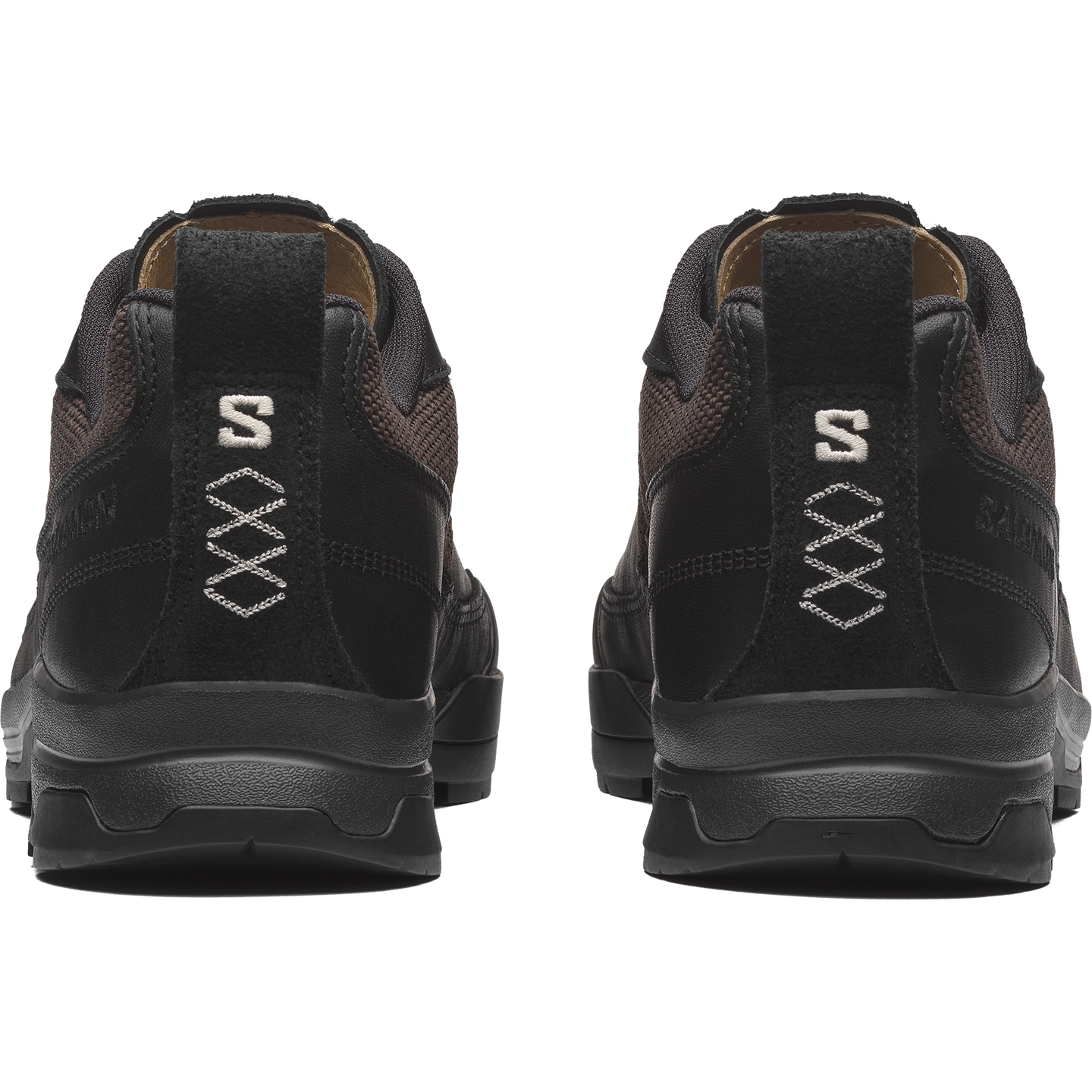 Обувь Salomon X-Alp Alpine Echoes, цвет: Чёрный / Земляной коричневый — фото 4