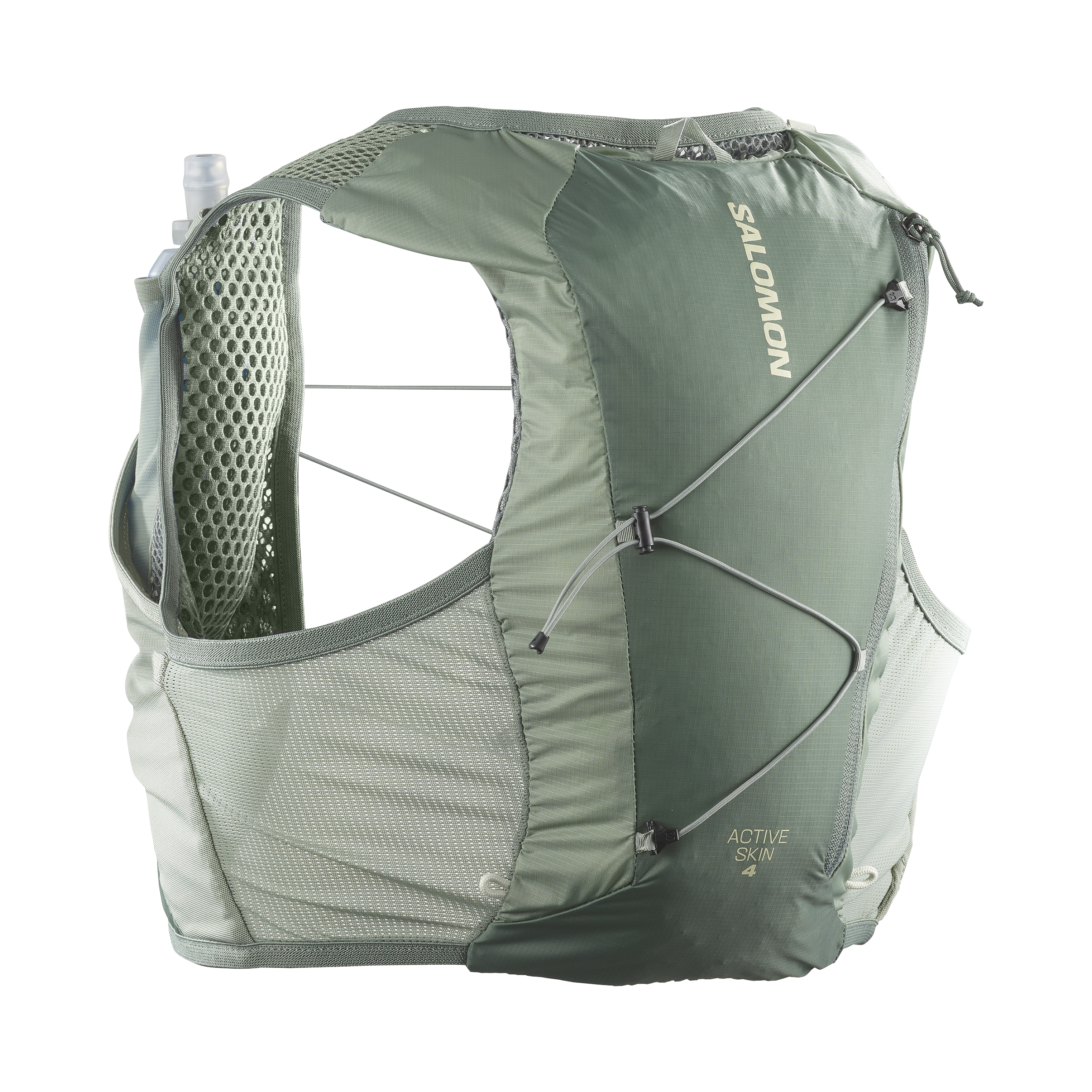 【M】サロモン ACTIVE SKIN 4 SET ACTIVE SKIN 4 SET Unisex Running Vest with flasks included