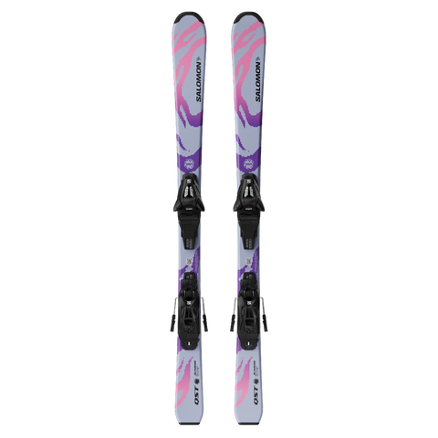 Лыжи Salomon Qst Cosmic Sky S (and C5), цвет: Небесно-голубой / Пастельный розовый