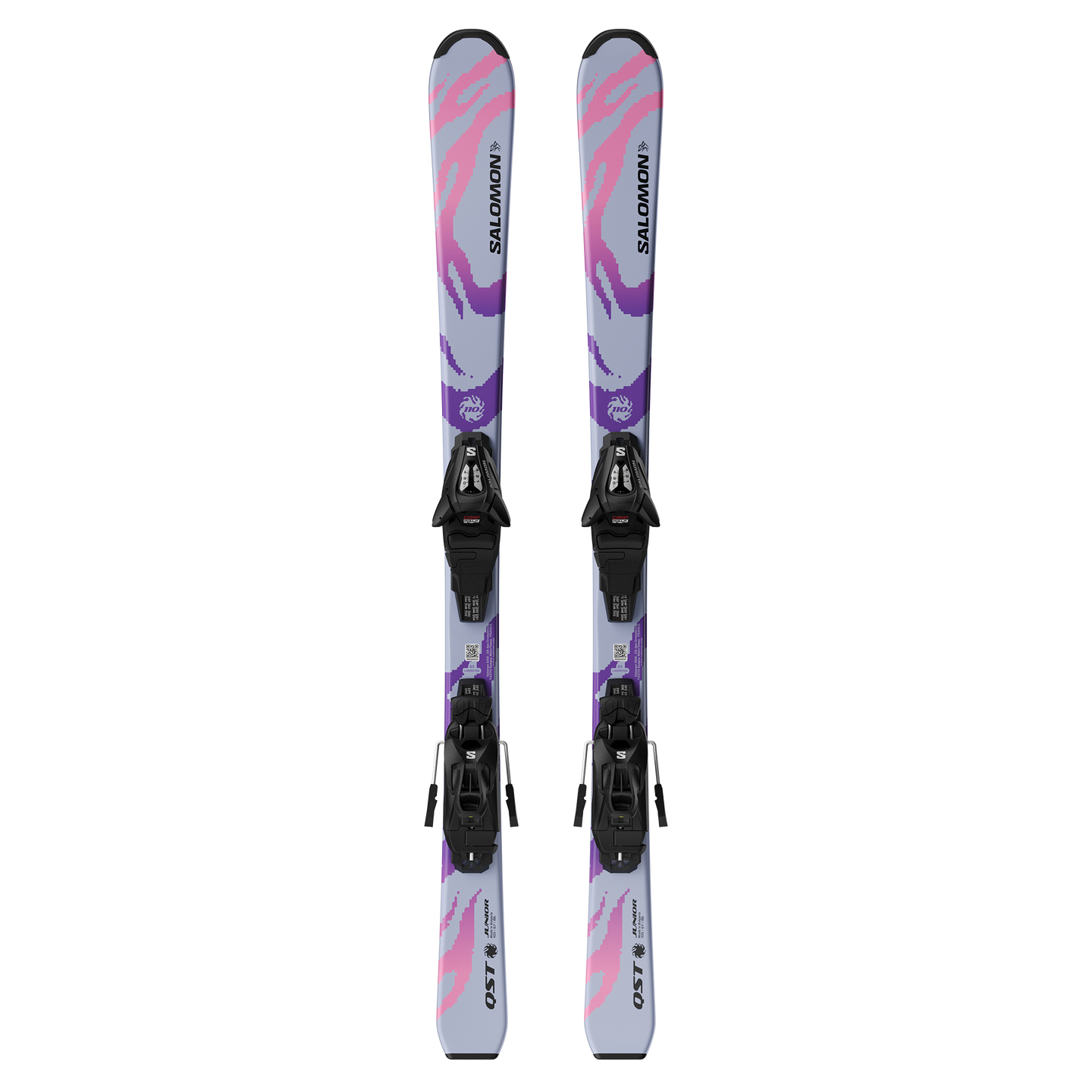 Лыжи Salomon Qst Cosmic Sky S (and C5), цвет: Небесно-голубой / Пастельный розовый