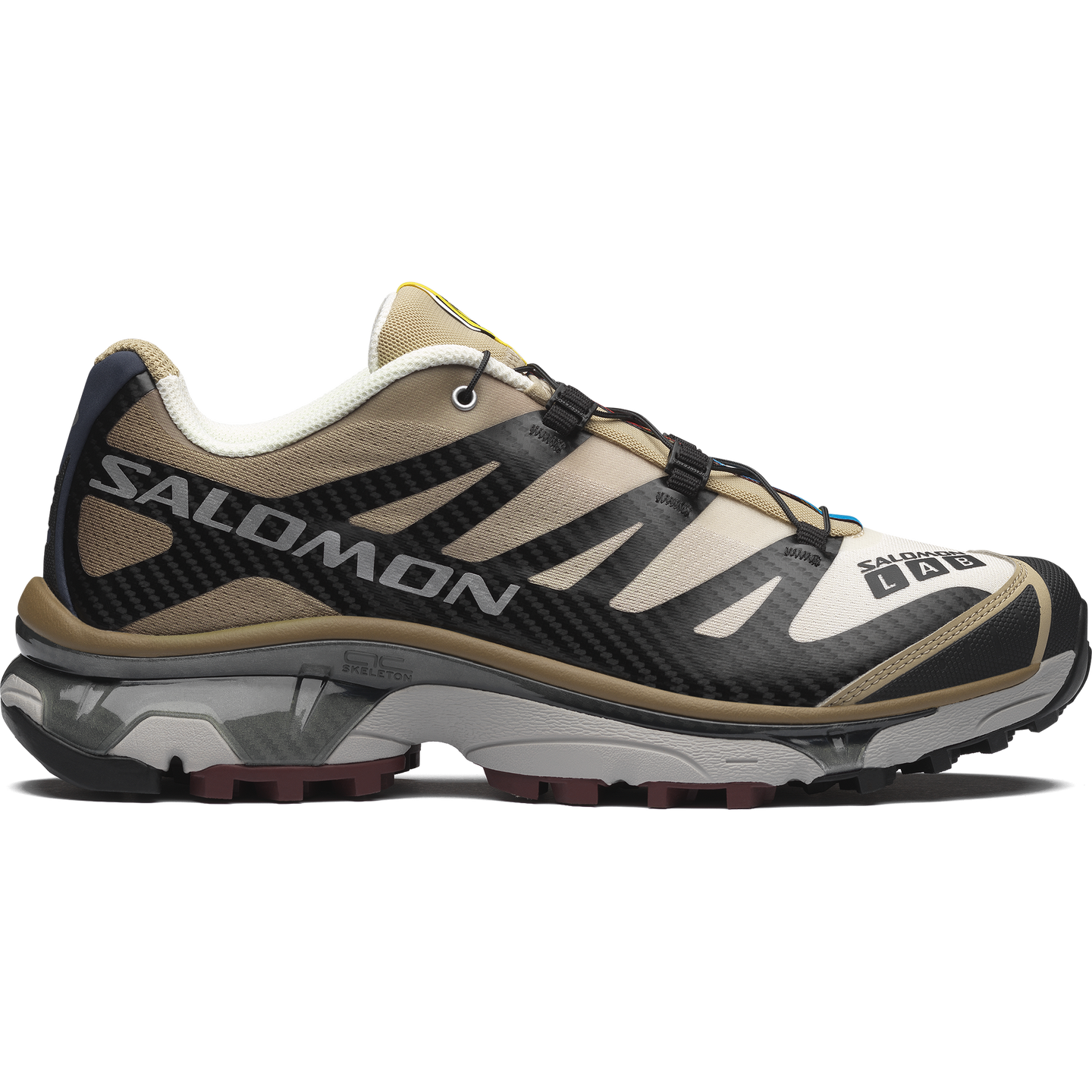 Кроссовки Salomon XT-4 OG, цвет: Чёрный / Пустынный рыжевато-коричневый — фото 1
