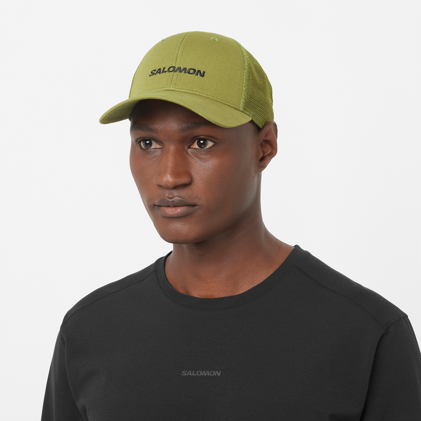 Кепка Salomon Logo Trucker, цвет: Cardamon Seed — фото 2