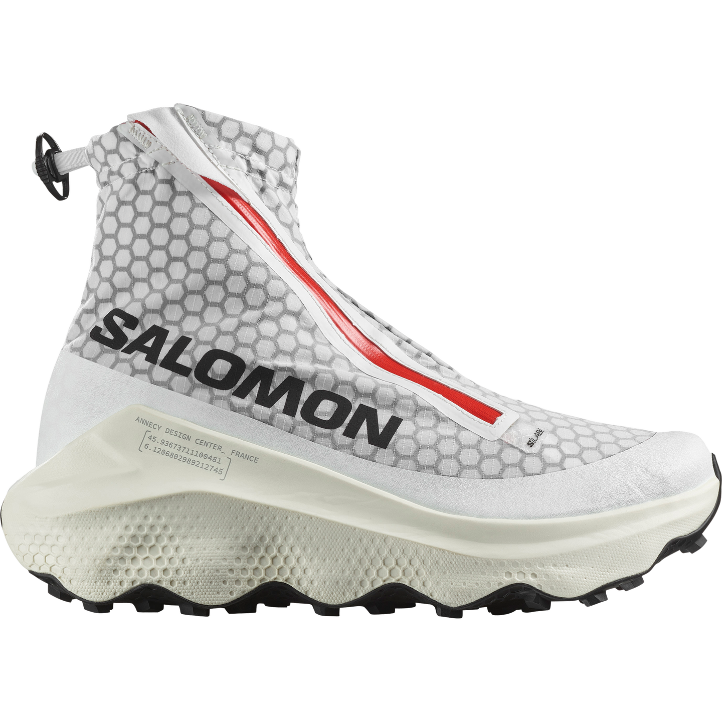 Кроссовки Salomon S/LAB Ultra Dust, цвет: Белый / Красный — фото 1