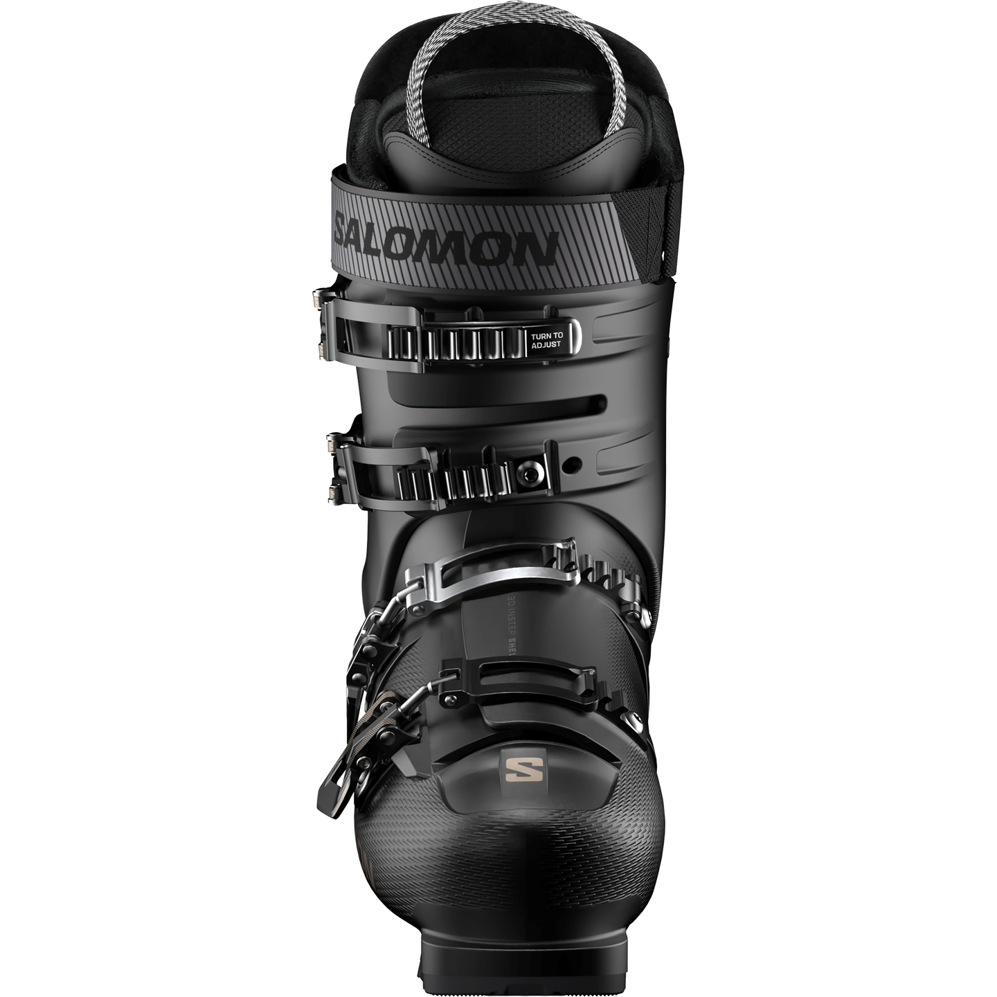 Мужские горнолыжные ботинки Salomon S/PRO Delta 100, цвет: Чёрный / Титановый — фото 4
