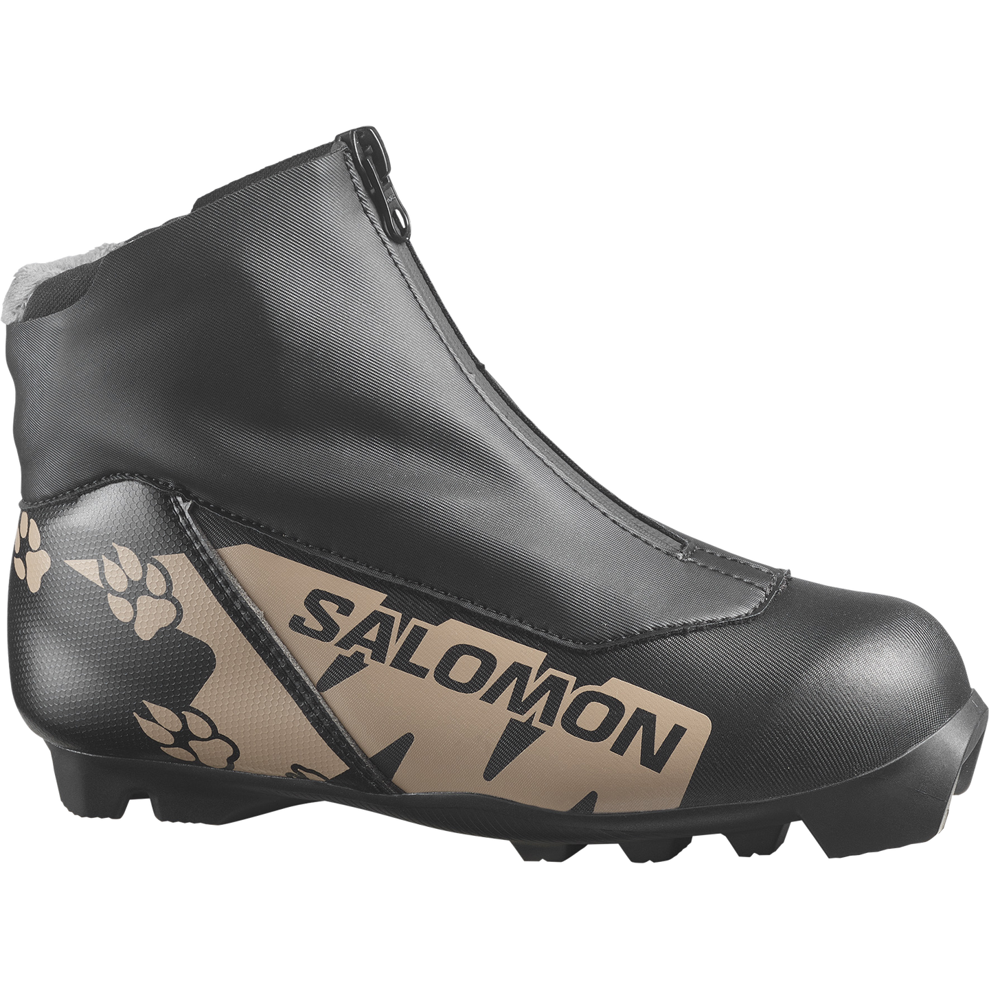 Детская обувь Salomon Escape Junior, цвет: Чёрный / Дюнный — фото 1
