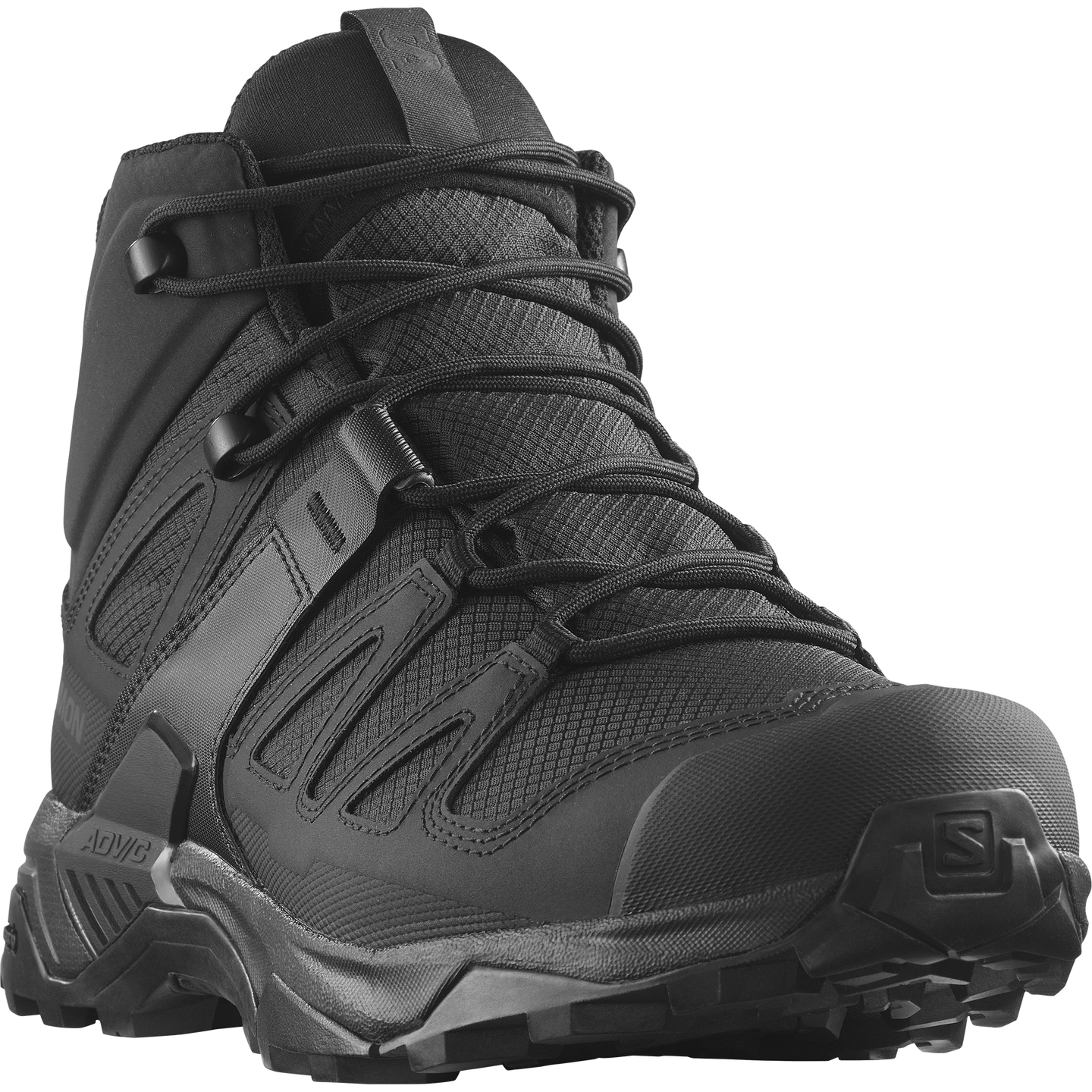 Обувь Salomon X Ultra Forces MID, цвет: Чёрный / Волчий — фото 4