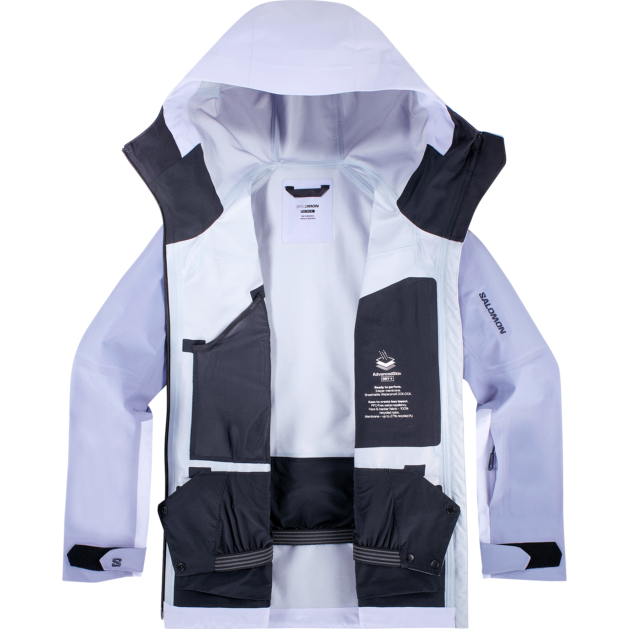 SALOMON QST 3L SHELL JKT Mサイズ QST 3L Shell Jacket Hombre | Campera impermeable de esquí