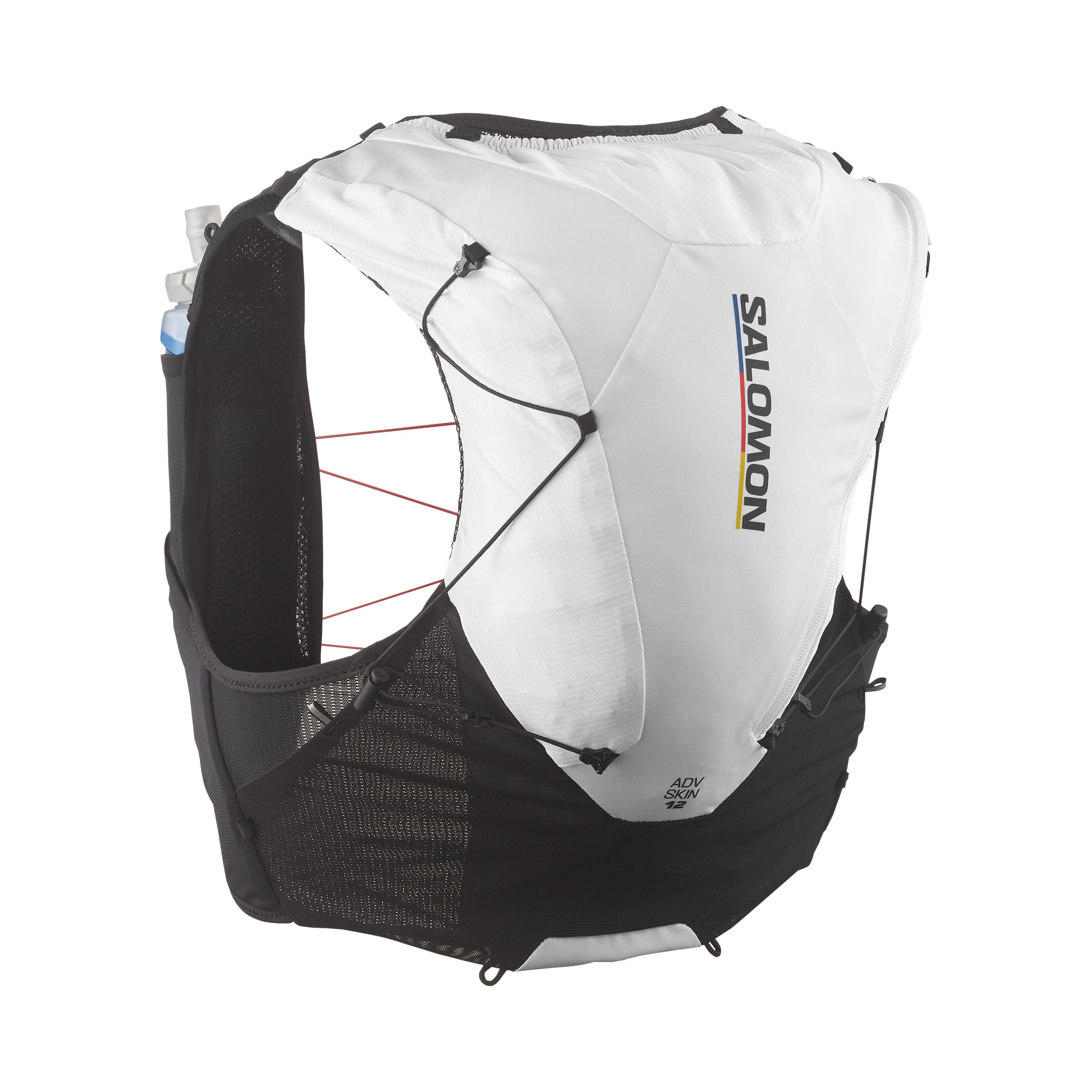 SALOMON ADV SKIN 12 レースフラッグ　サイズL ADV SKIN 12 RACE FLAG Unisex Running Vest with flasks