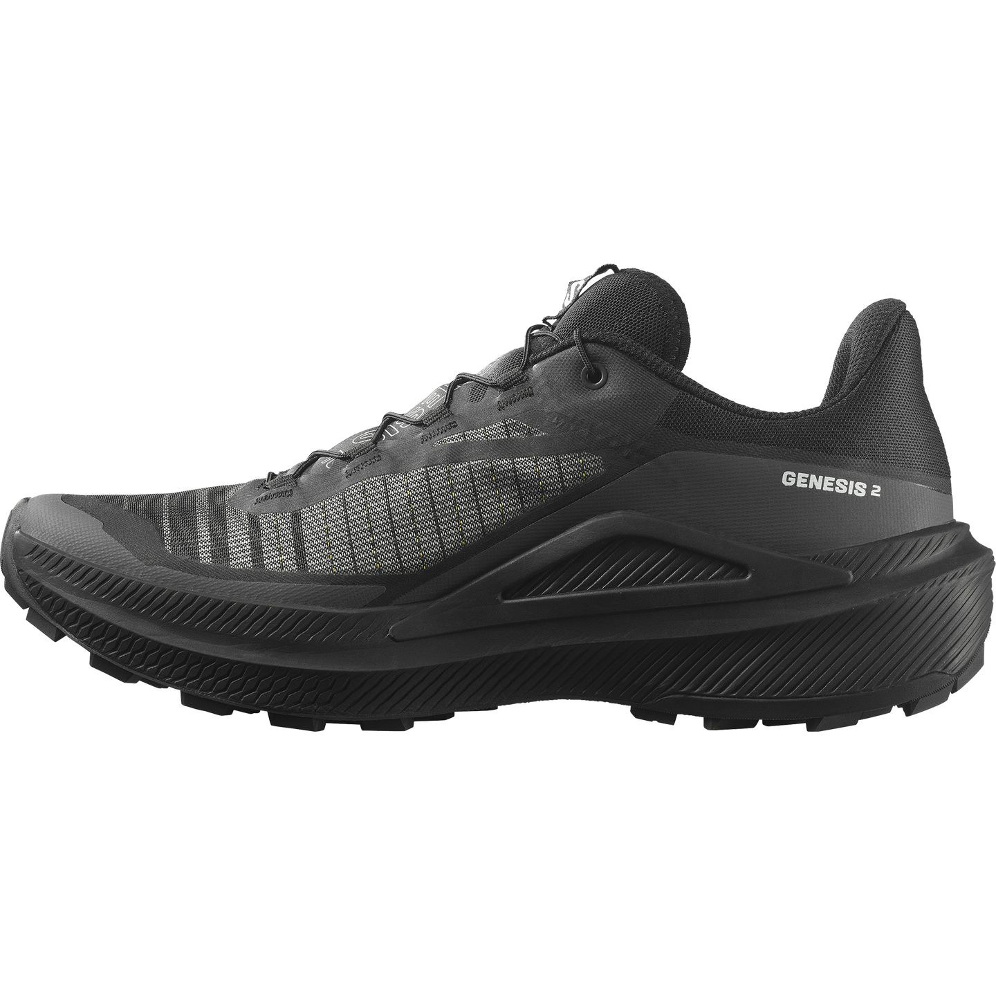 Мужские кроссовки Salomon Genesis 2, цвет: Чёрный / Белый — фото 3