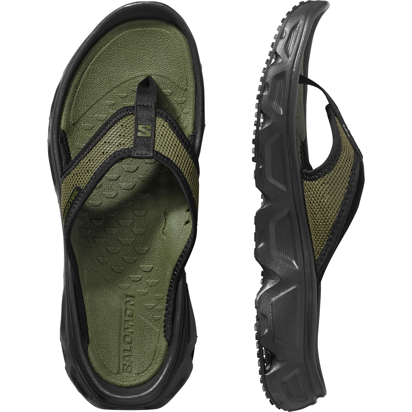 Кроссовки Salomon RX Break Forces, цвет: Оливковый ночной / Чёрный — фото 2