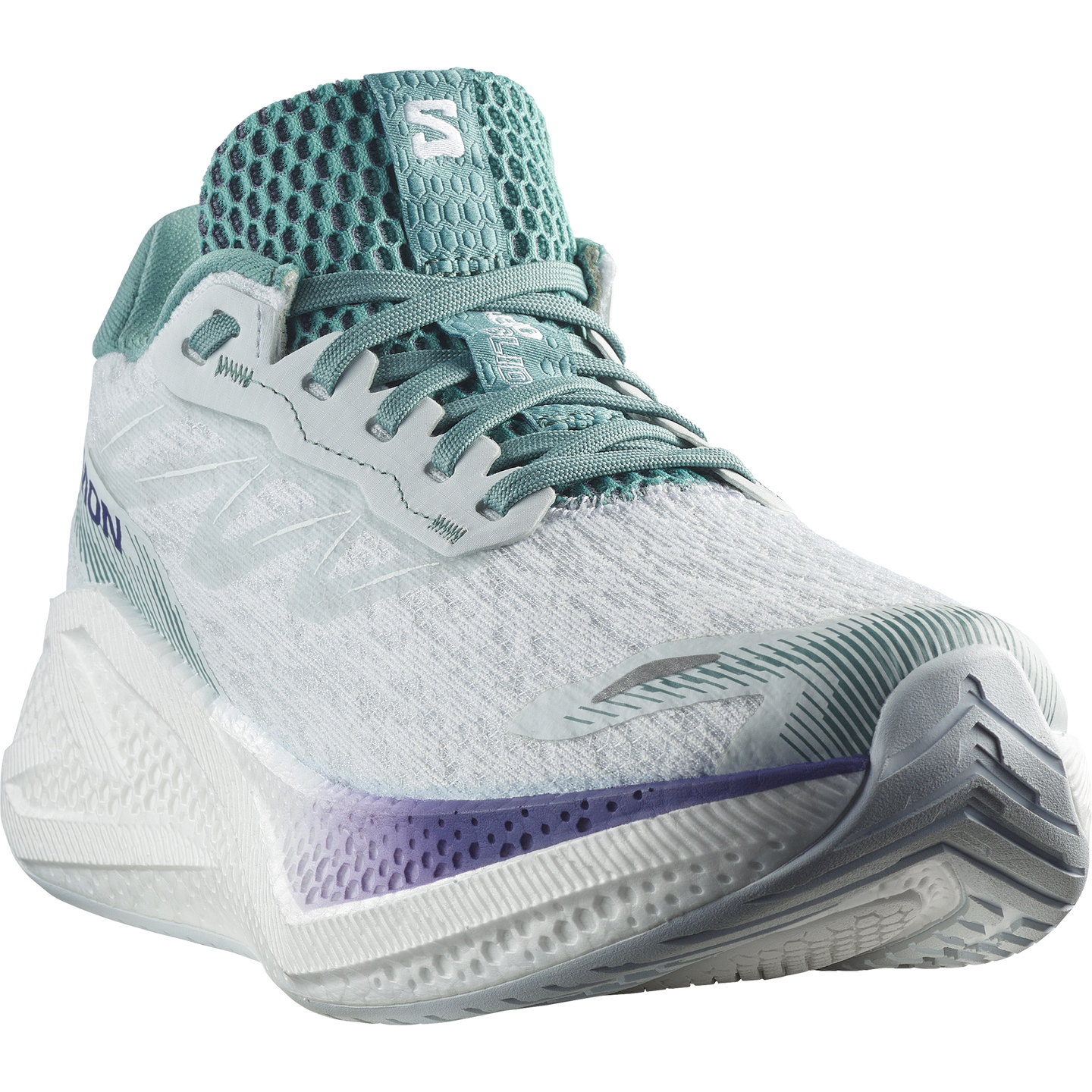 Женские кроссовки Salomon Aero Glide 4, цвет: Белый / Синий — фото 5