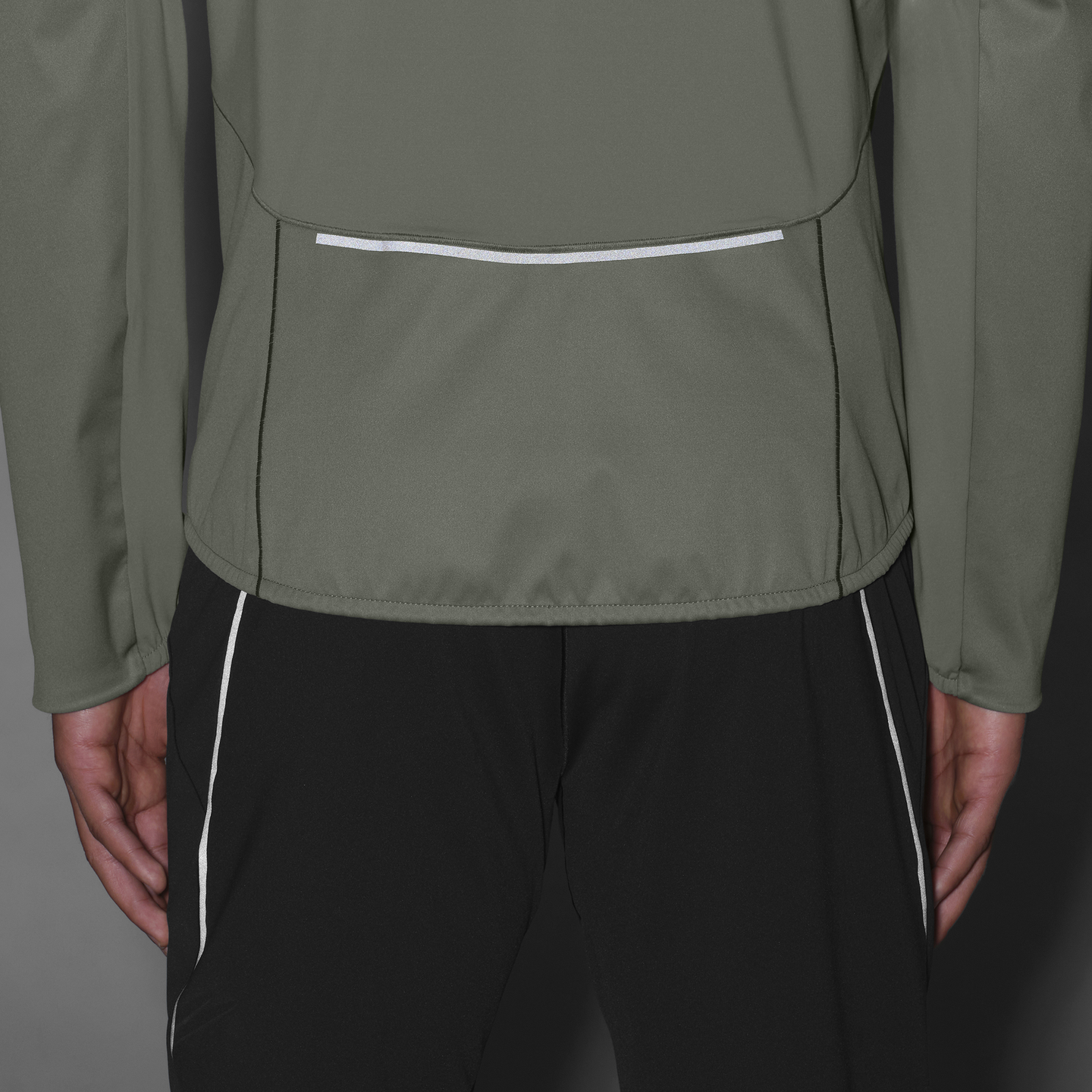 Мужские куртки Salomon Sense Aero Softshell, цвет: Серый — фото 5