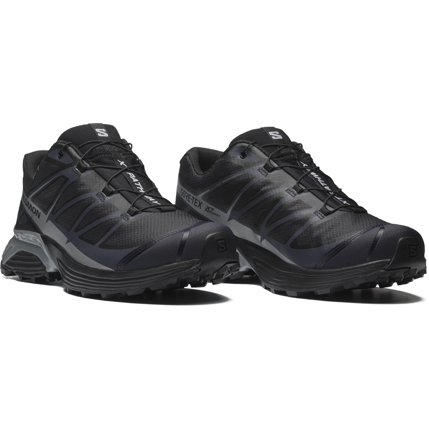 Кроссовки Salomon Xt-Pathway GORE-TEX, цвет: Чёрный / Серебряный — фото 3