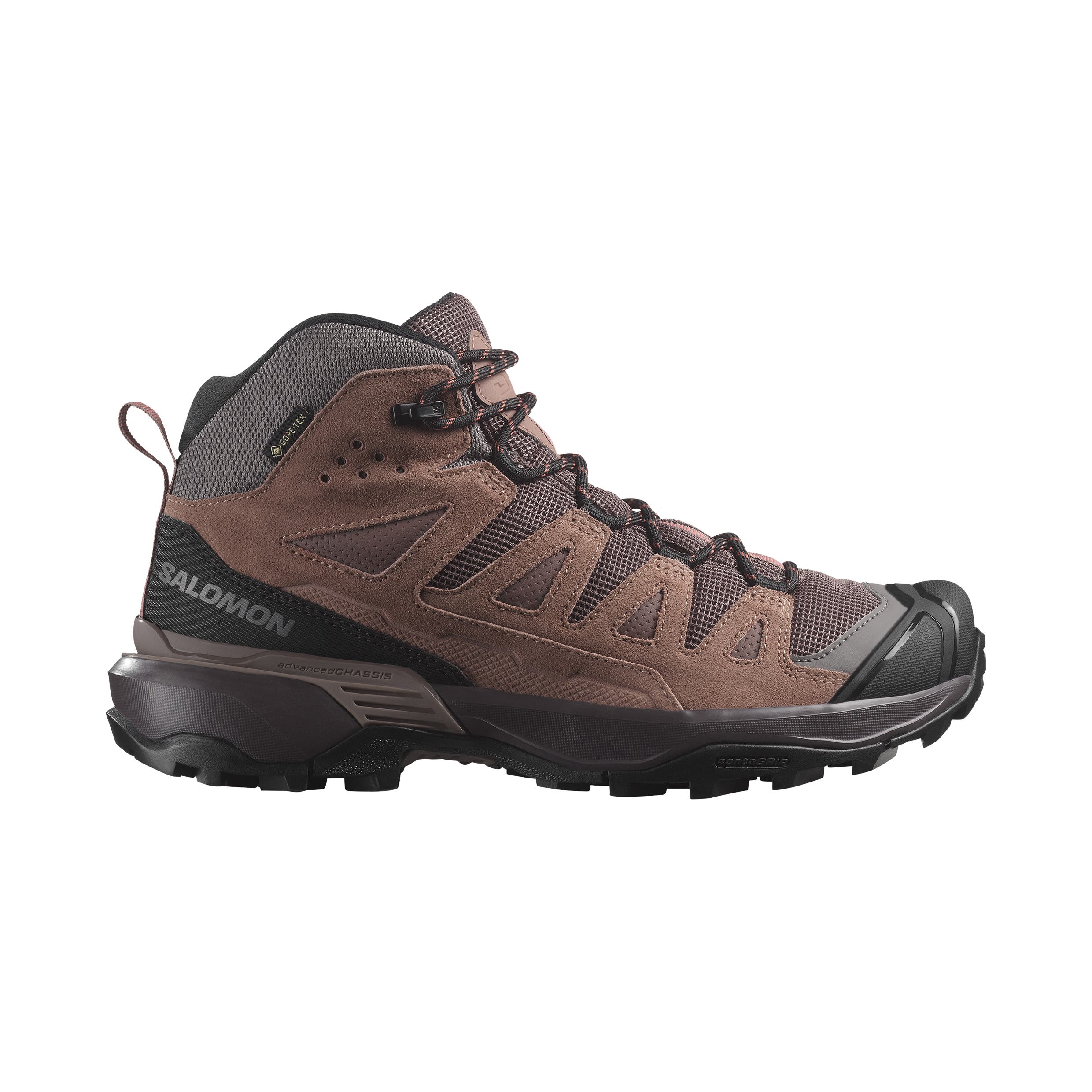 Image principale du produit X ULTRA 360 LEATHER MID GORE-TEX - Chaussures de courte et longue randonnée - Femme