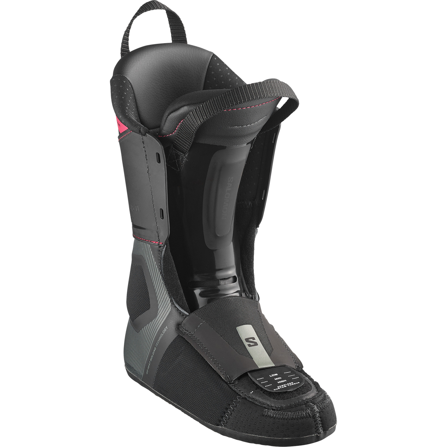 Мужские горнолыжные ботинки Salomon S/PRO Supra Dual Boa® 130, цвет: Серый / Чёрный — фото 1