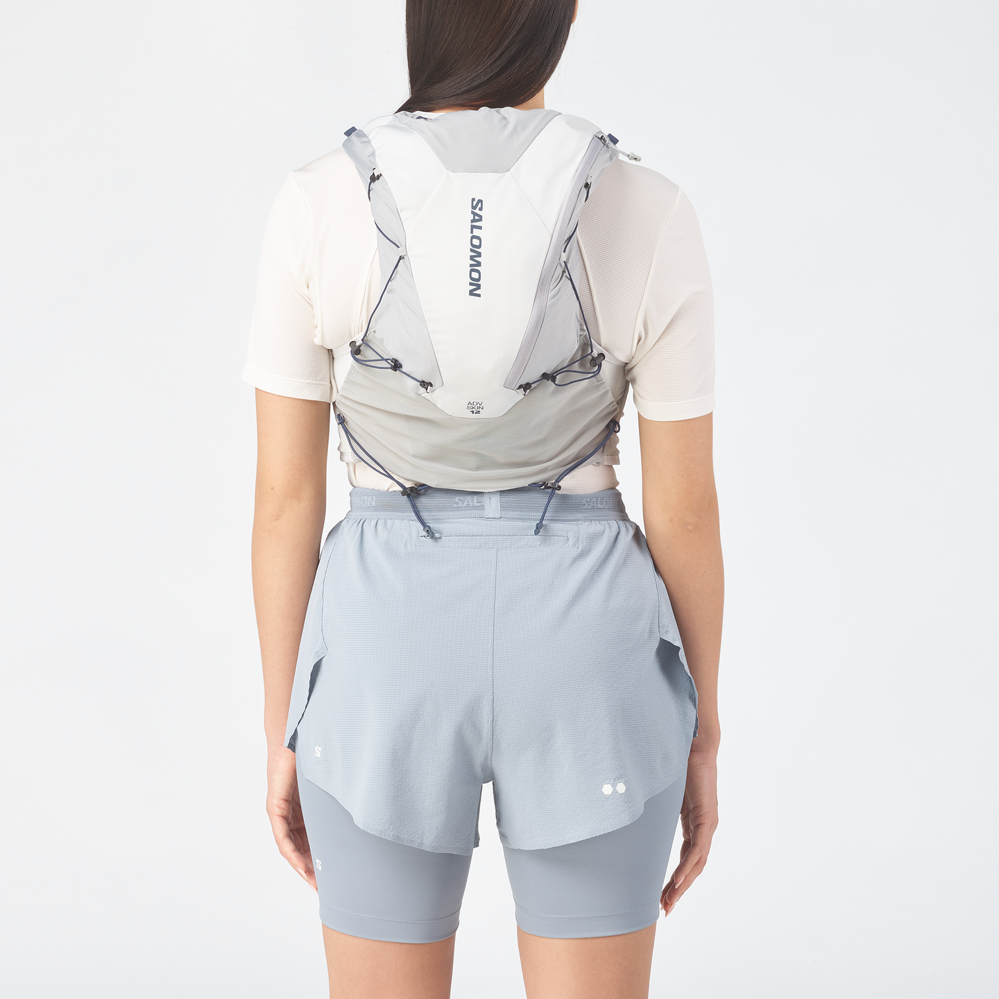 Беговой жилет Salomon ADV Skin 12, цвет: Серый фиолетовый — фото 2