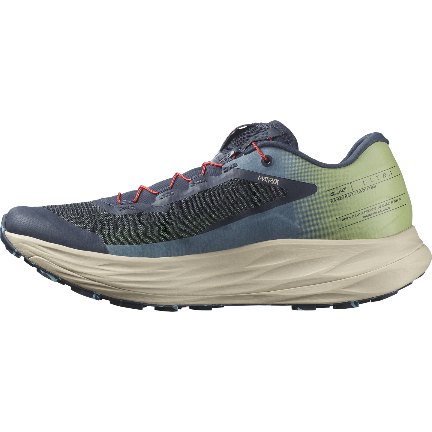 Кроссовки Salomon S/LAB Ultra, цвет: Шалфейный / Синий — фото 3