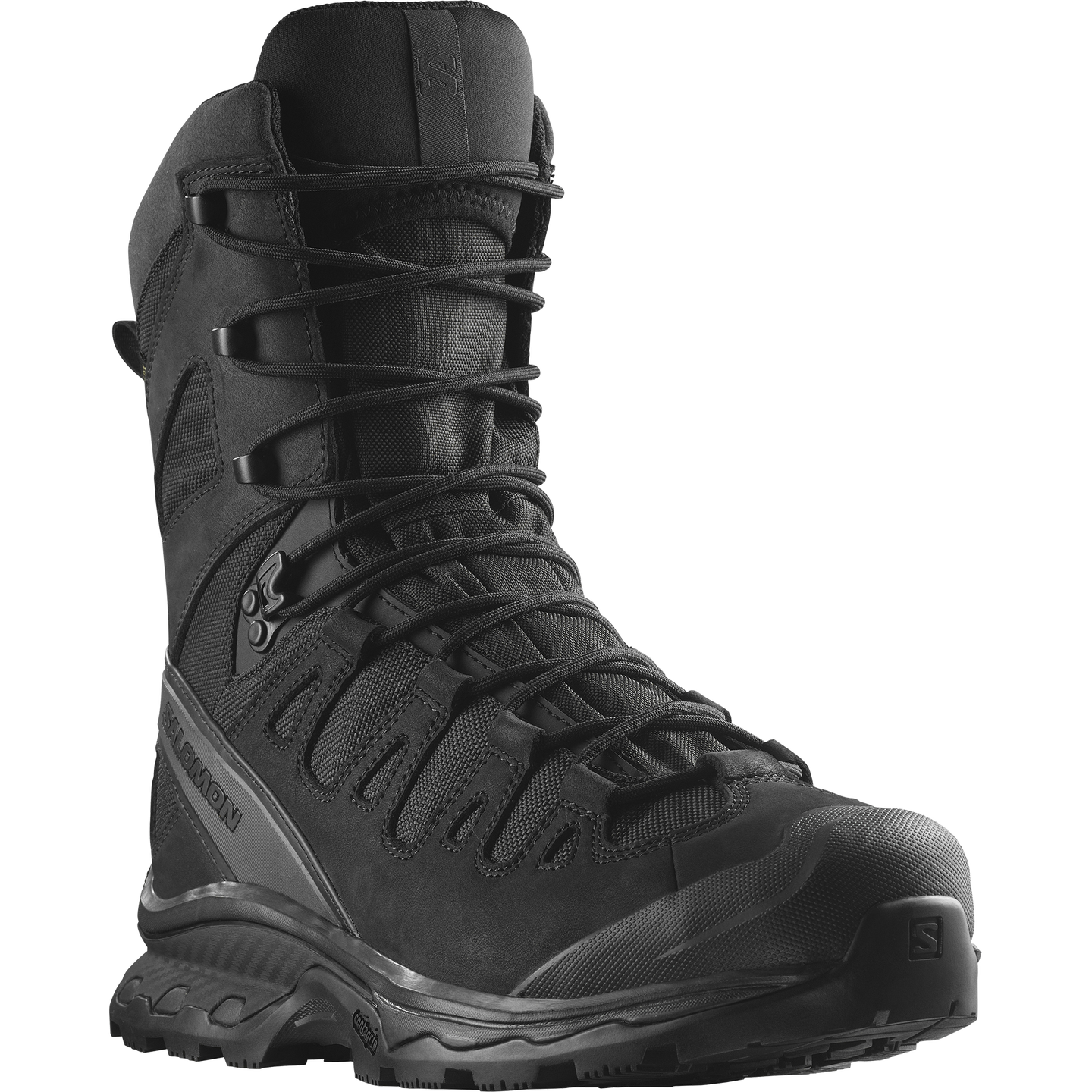 Обувь Salomon Quest 4D Forces 2 High GORE-TEX EN, цвет: Чёрный — фото 4