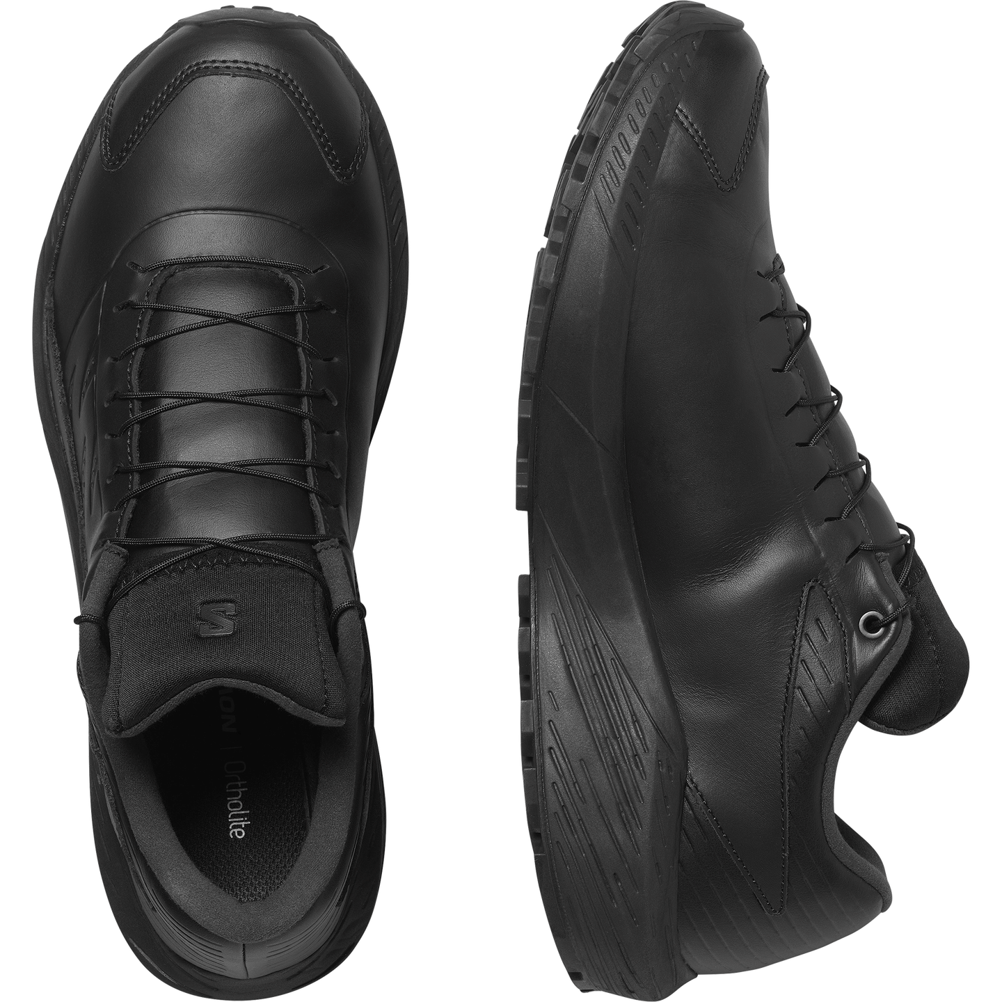 Кроссовки Salomon Sense Ride 5 SR Leather, цвет: Чёрный — фото 2