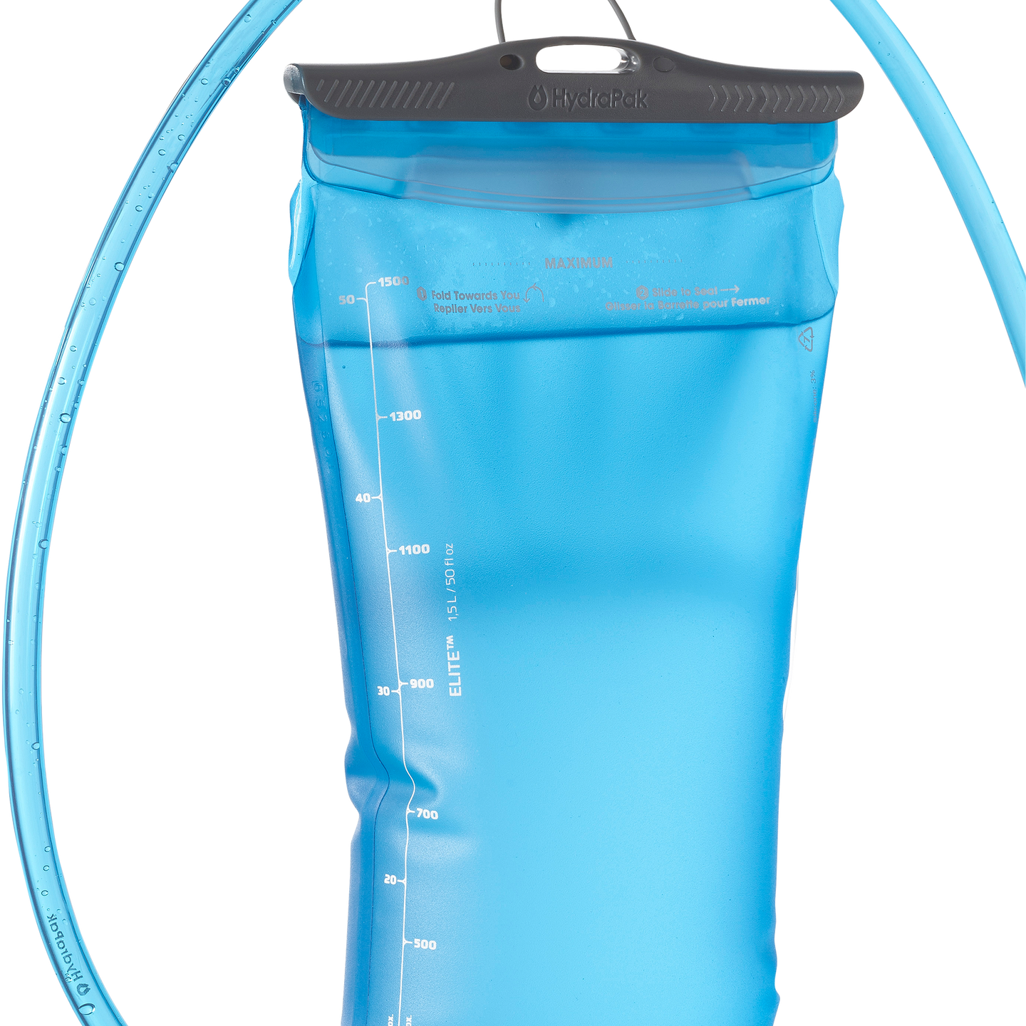 Сумка Salomon Soft Reservoir 1.5L, цвет: Прозрачный синий — фото 3