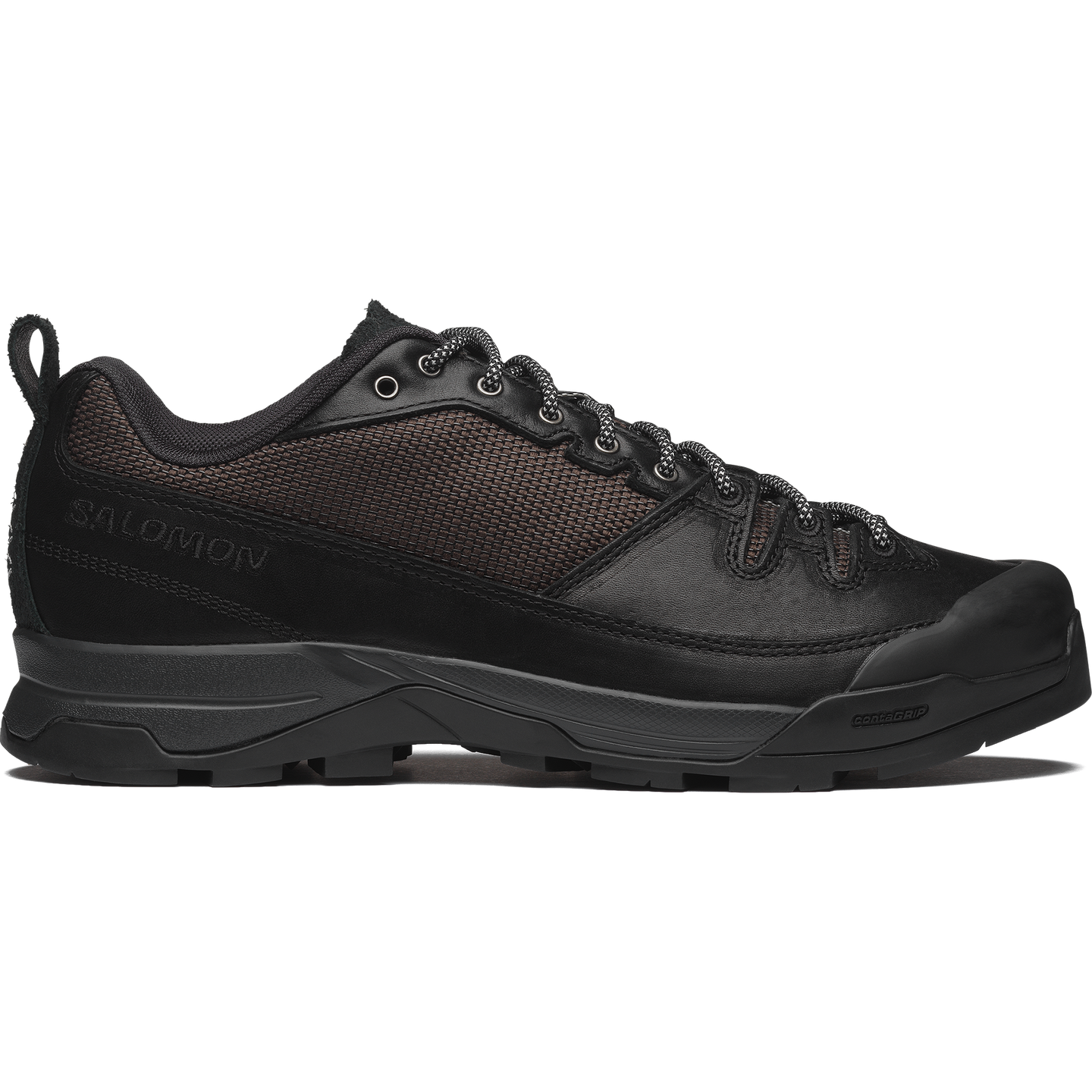 Обувь Salomon X-Alp Alpine Echoes, цвет: Чёрный / Земляной коричневый — фото 1