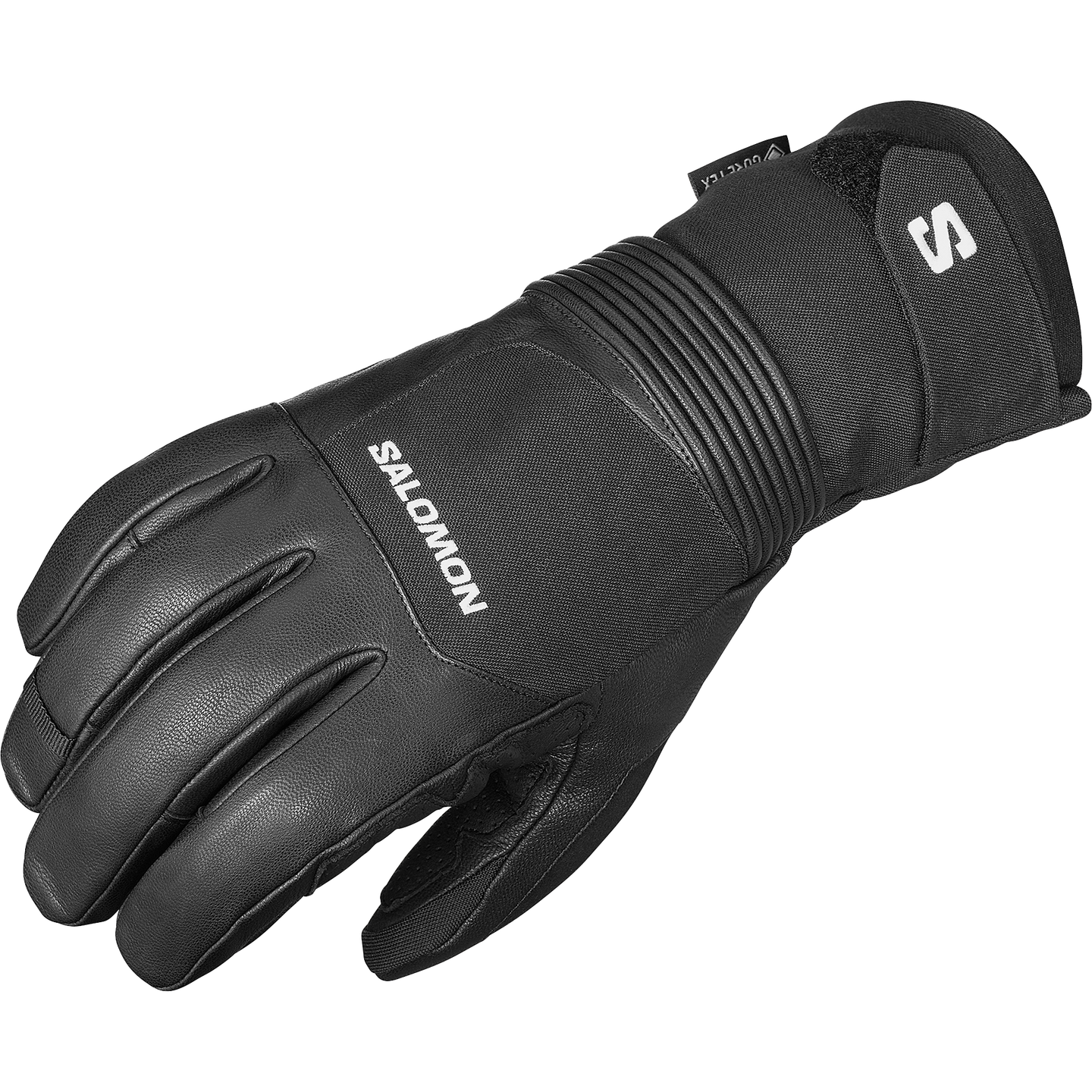 Перчатки Salomon Powdergrip GORE-TEX, цвет: Глубокий чёрный — фото 1