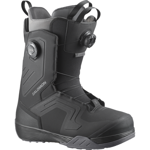 Мужские ботинки для сноуборда Salomon Dialogue Dual Boa® Wide, цвет: Чёрный / Асфальтовый