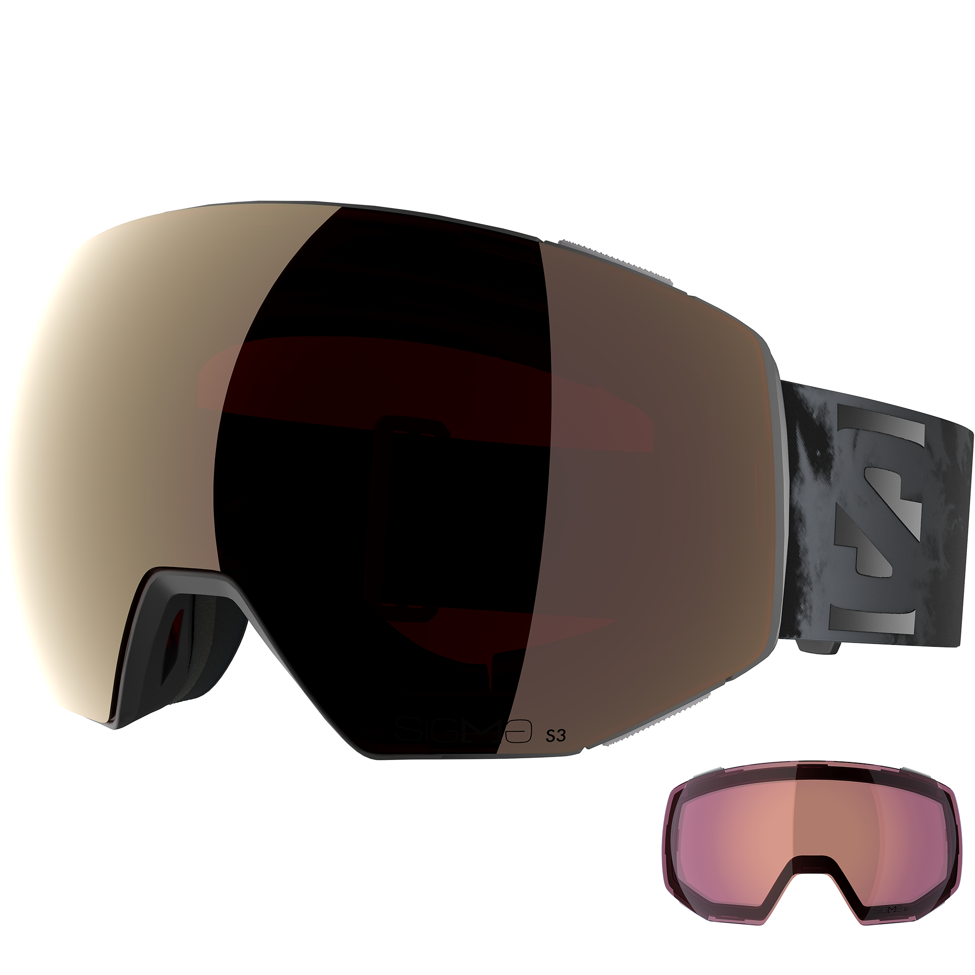 【新品未使用】SALOMON ゴーグル RADIUM PRIME SIGMA 黒 新品未使用】SALOMON ゴーグル RADIUM PRIME SIGMA 黒 - スキー