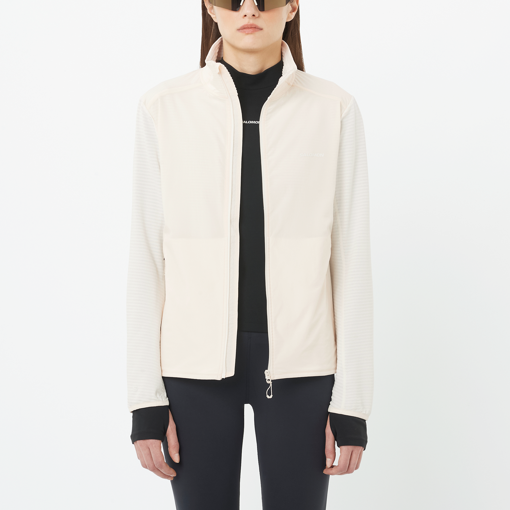 Główny obraz produktu ESSENTIAL LIGHTWARM HYBRID - Rozpinana na całej długości druga warstwa termiczna dla kobiet