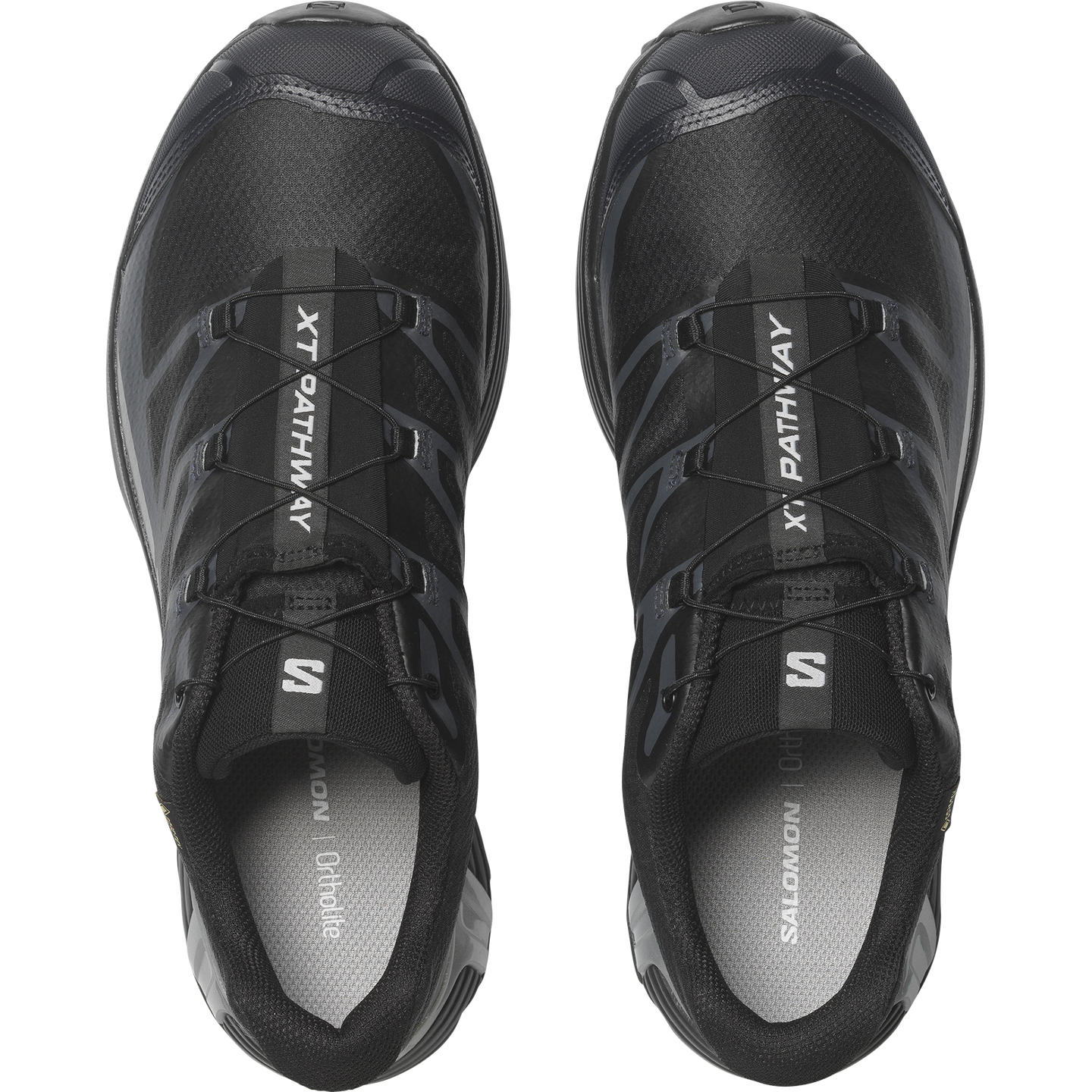 Кроссовки Salomon Xt-Pathway GORE-TEX, цвет: Чёрный / Серебряный — фото 2