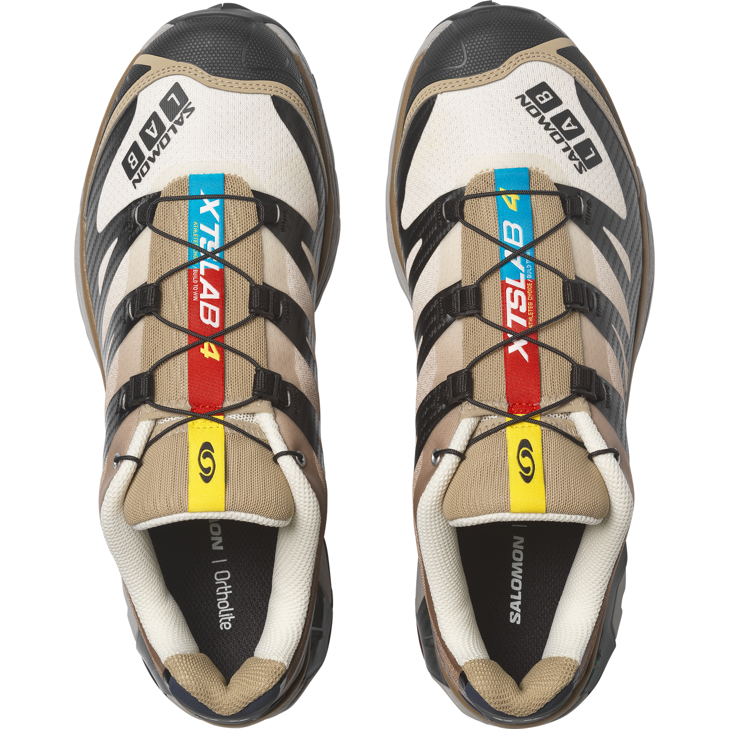 Кроссовки Salomon XT-4 OG, цвет: Чёрный / Пустынный рыжевато-коричневый — фото 2