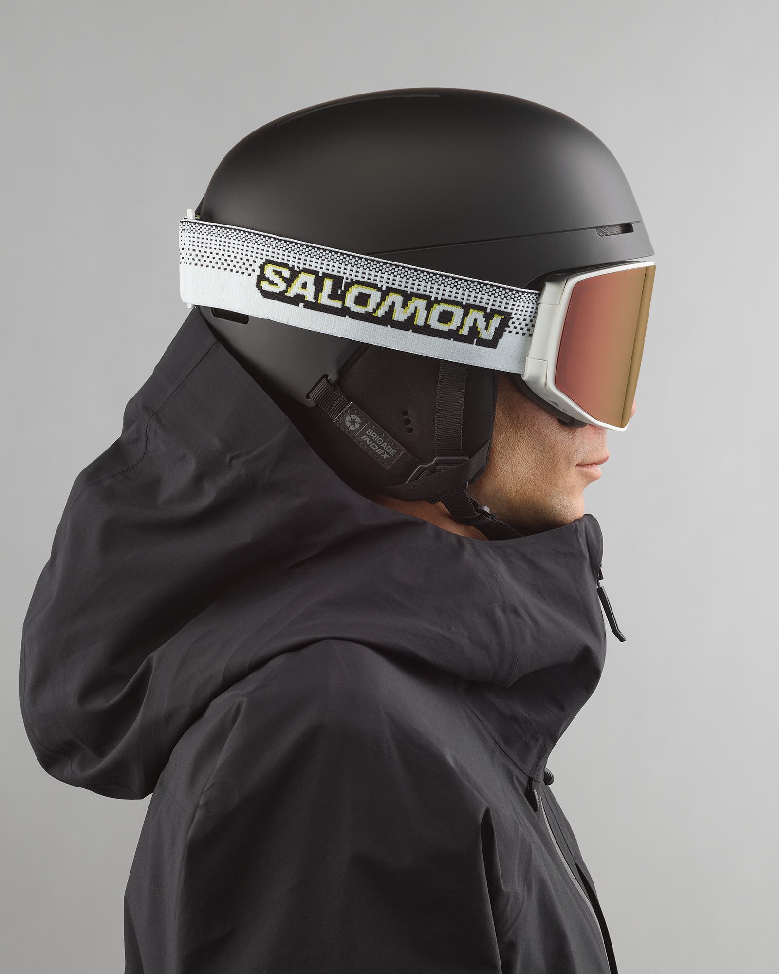 salomon 2015 brigade audio ski helmet this helmet meets the highest safety standards BRIGADE INDEX Helmets - Freestyle/Freeride