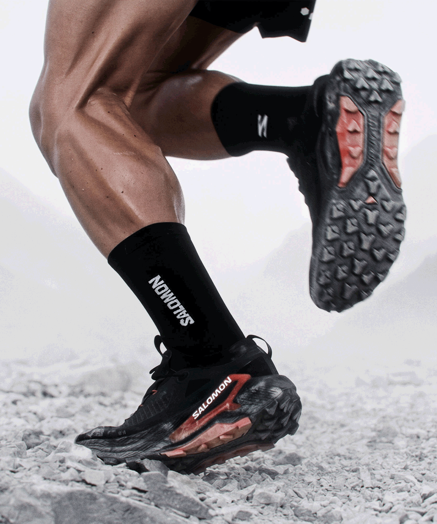 Кроссовки Salomon S/LAB Genesis 2, цвет: Чёрный / Красный — фото 8