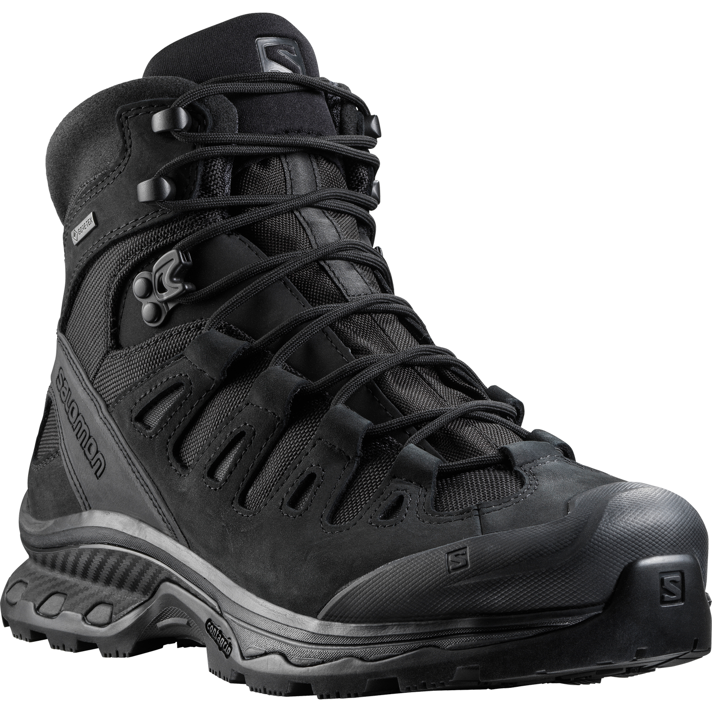 Обувь Salomon Quest 4D GORE-TEX Forces 2 EN, цвет: Чёрный — фото 4