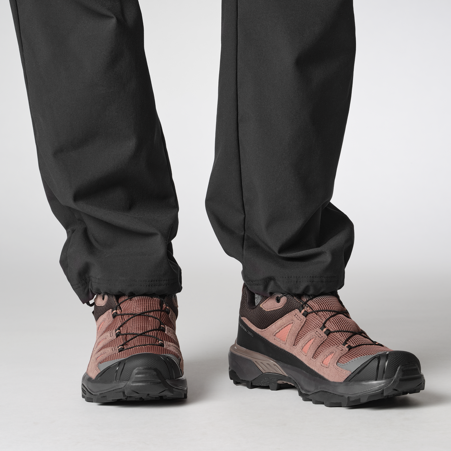 Обувь Salomon X Ultra 360 Leather GORE-TEX, цвет: Коньячный / Перечный — фото 4