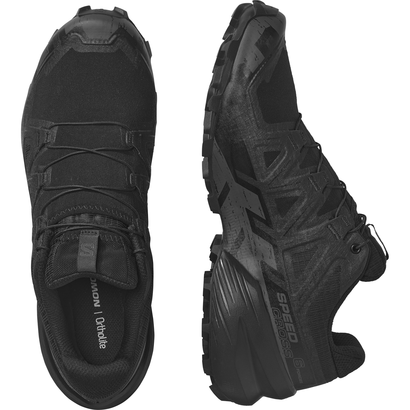 Кроссовки Salomon Speedcross 6 Forces, цвет: Чёрный — фото 2