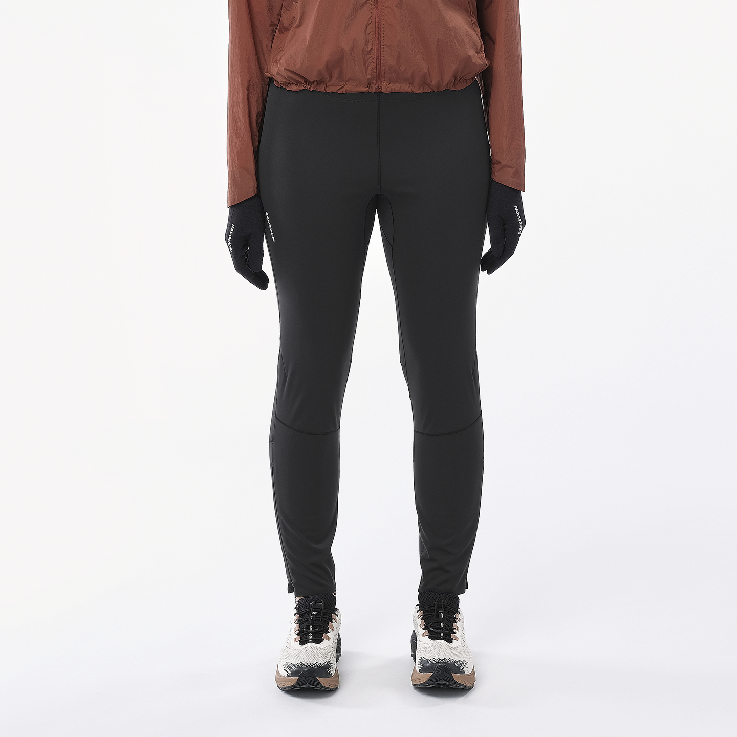 Женские куртки Salomon Sense Aero Softshell, цвет: Глубокий чёрный — фото 1