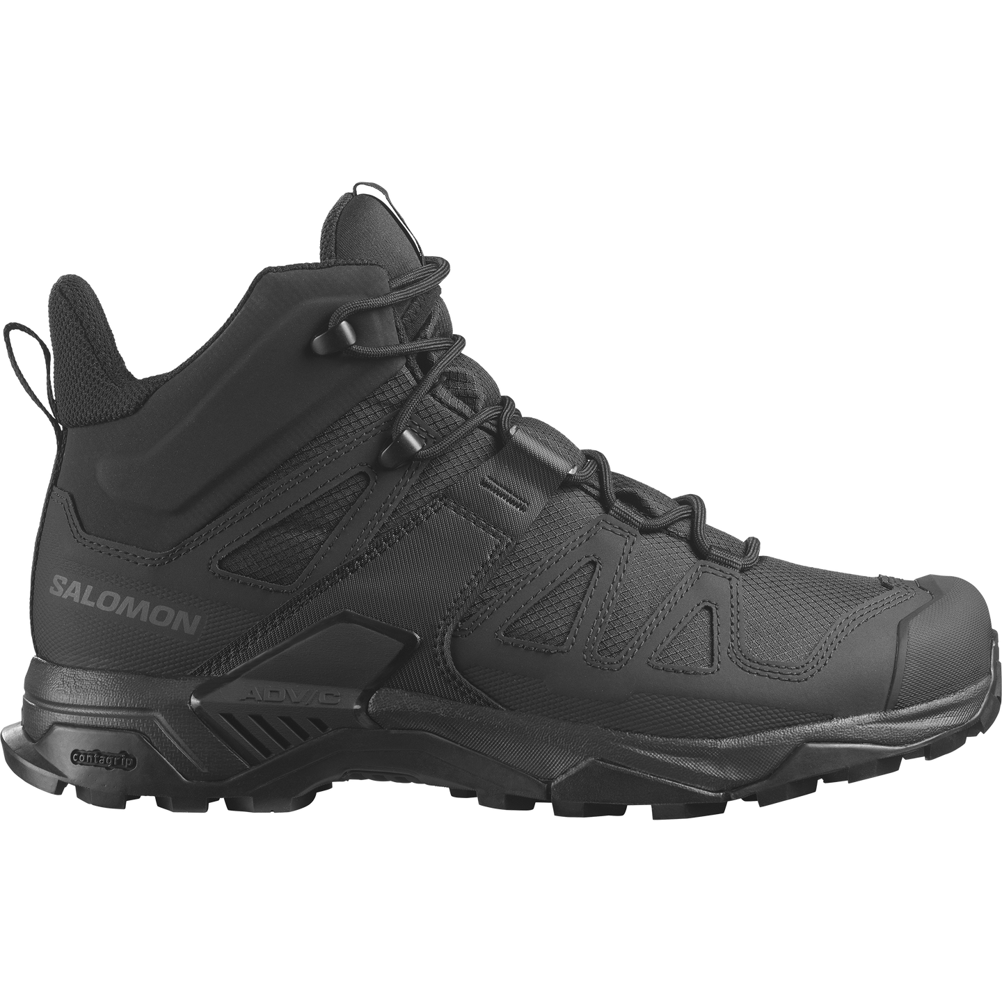 Обувь Salomon X Ultra Forces MID, цвет: Чёрный / Волчий — фото 1
