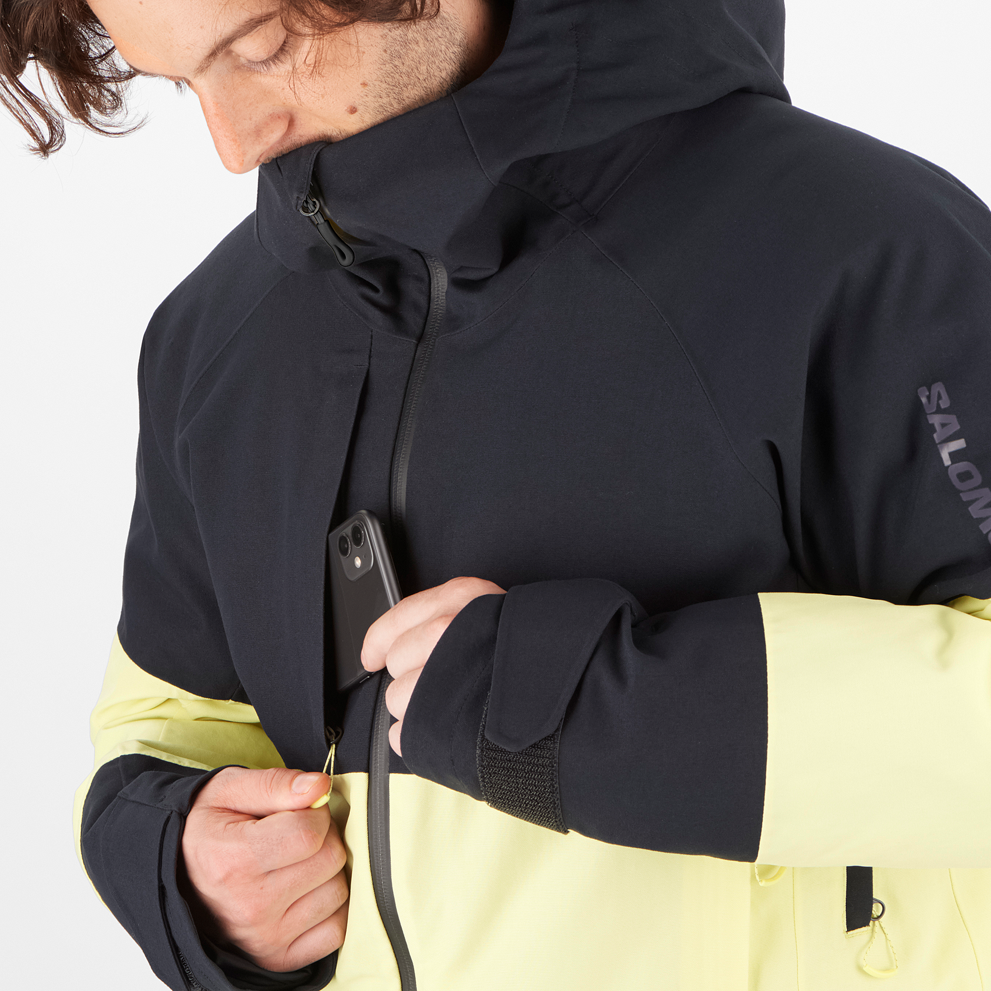 TRANSFER PUFF Men's Insulated Hooded Jacket | Salomon