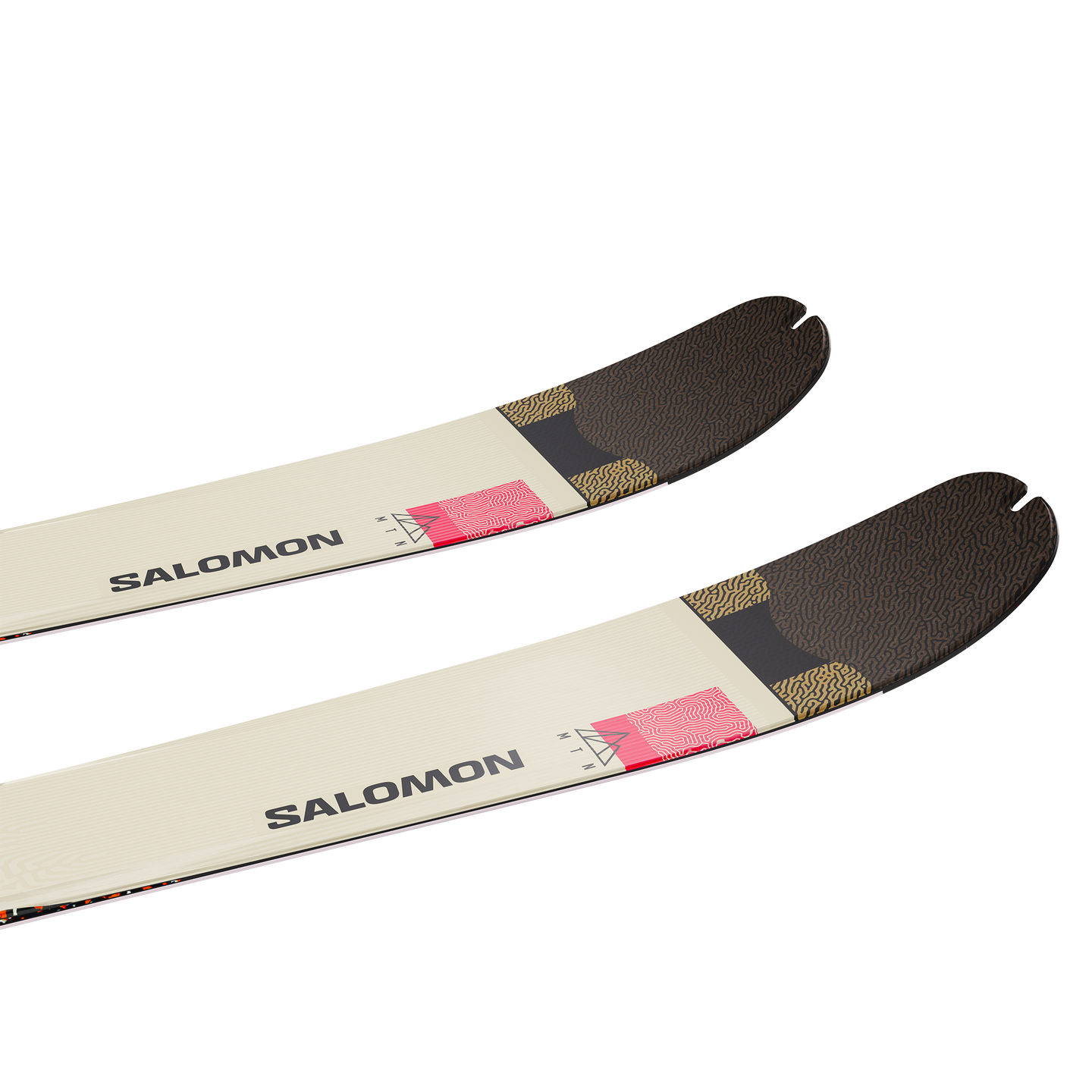 Лыжи Salomon MTN 86 Carbon, цвет: Миндальное молоко / Чёрный — фото 2