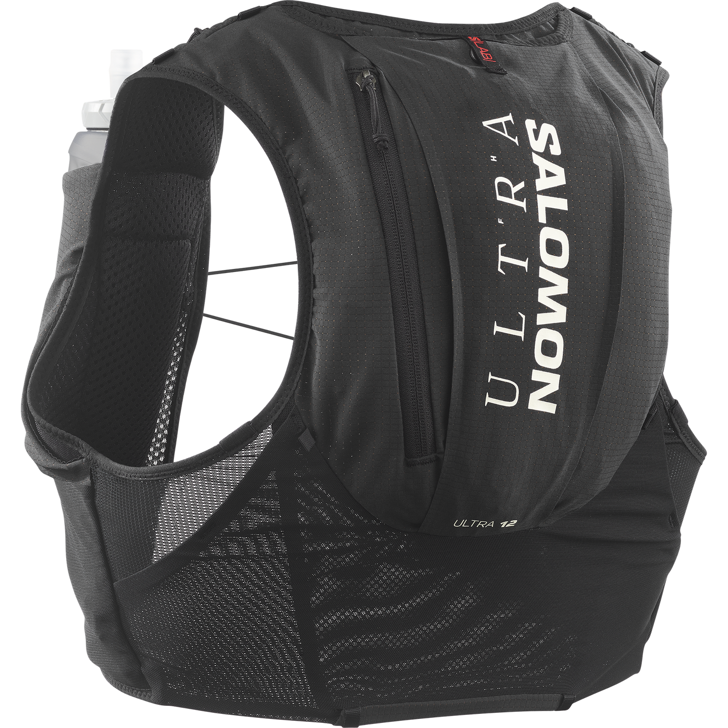 Беговой рюкзак-жилет Salomon S/LAB Ultra 12, цвет: Чёрный — фото 7