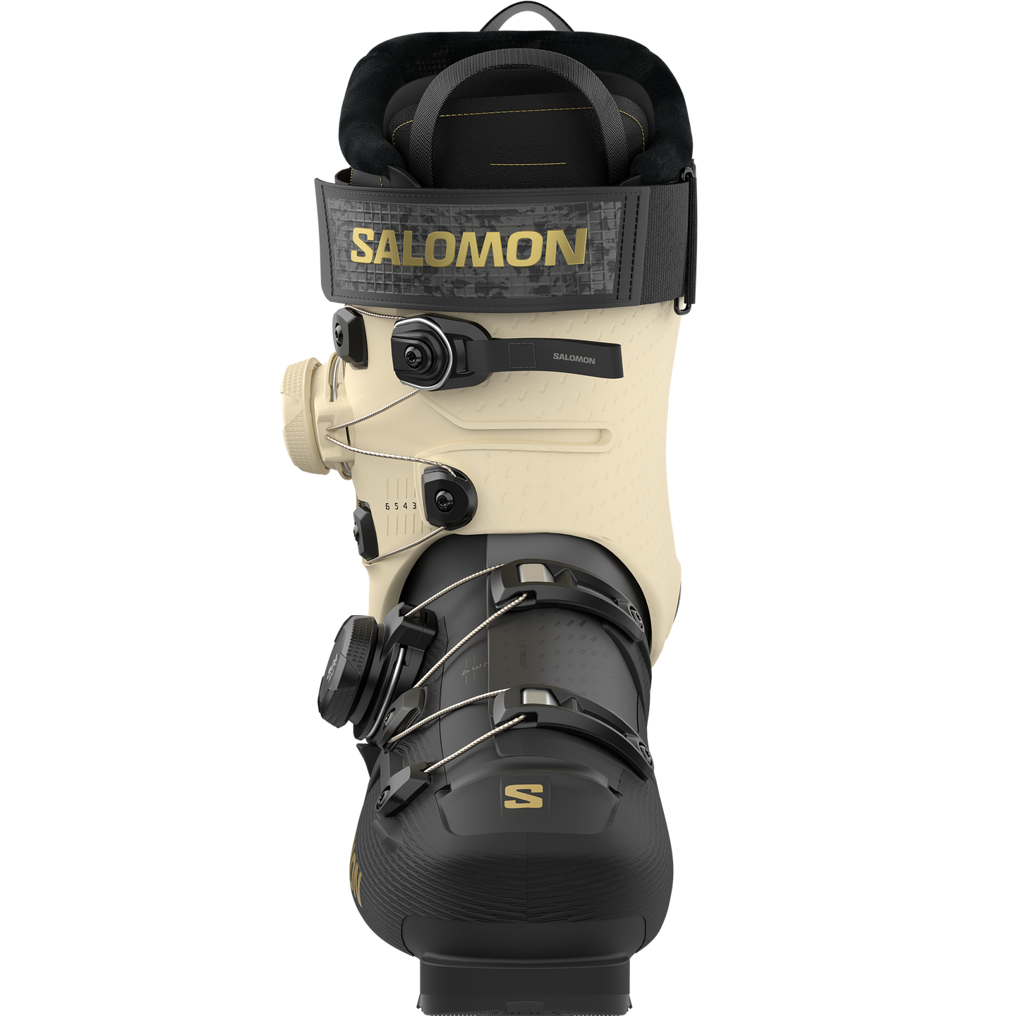 Женские горнолыжные ботинки Salomon S/Pro Supra D Boa 105, цвет: Чёрный / Берёзовый — фото 4