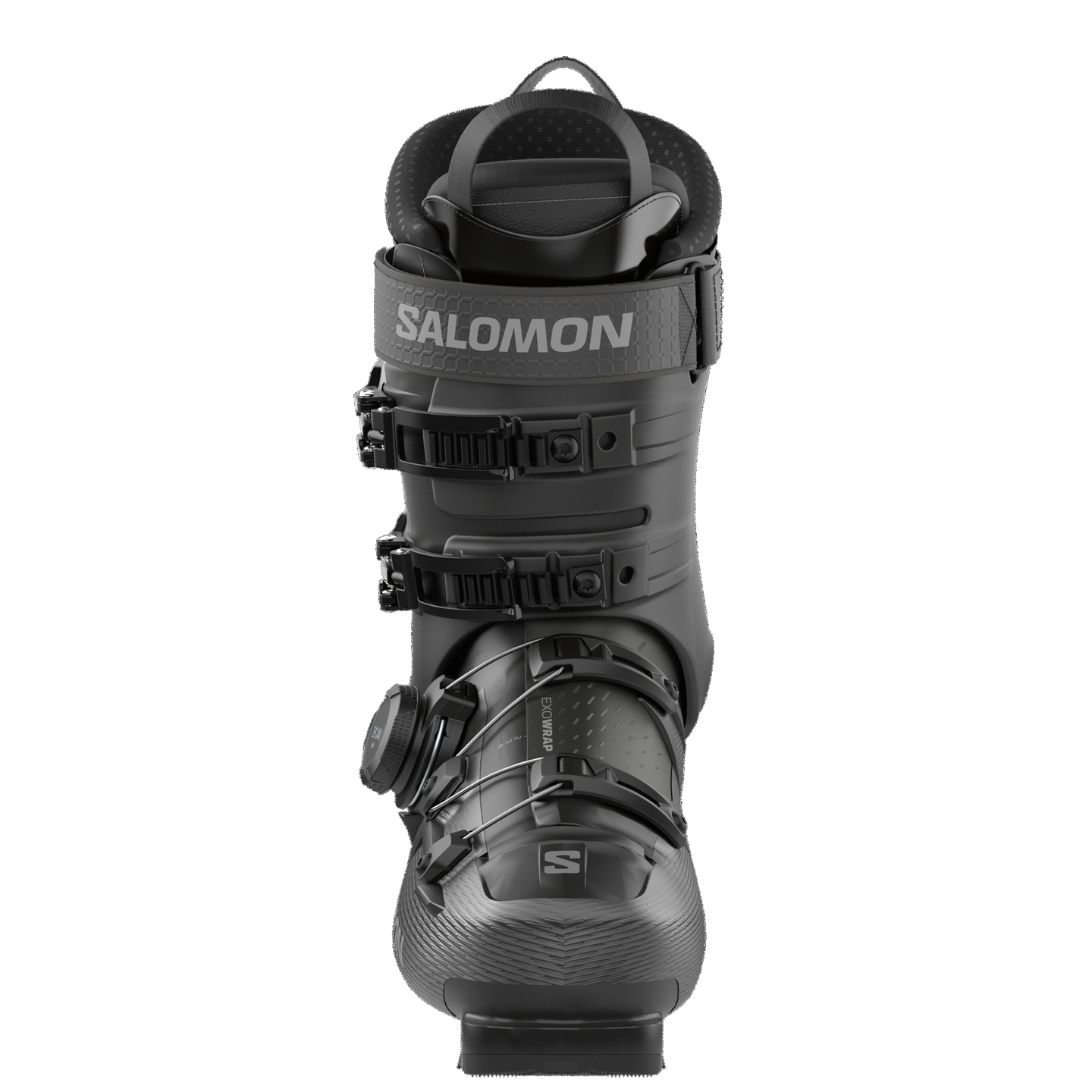 Мужские горнолыжные ботинки Salomon S/Pro Supra S Boa 100, цвет: Чёрный / Тёмный серый — фото 4