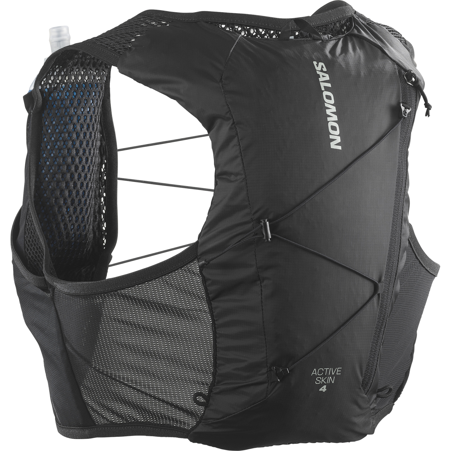 Женский беговой рюкзак Salomon Active Skin 4, цвет: Чёрный / Металлический — фото 8